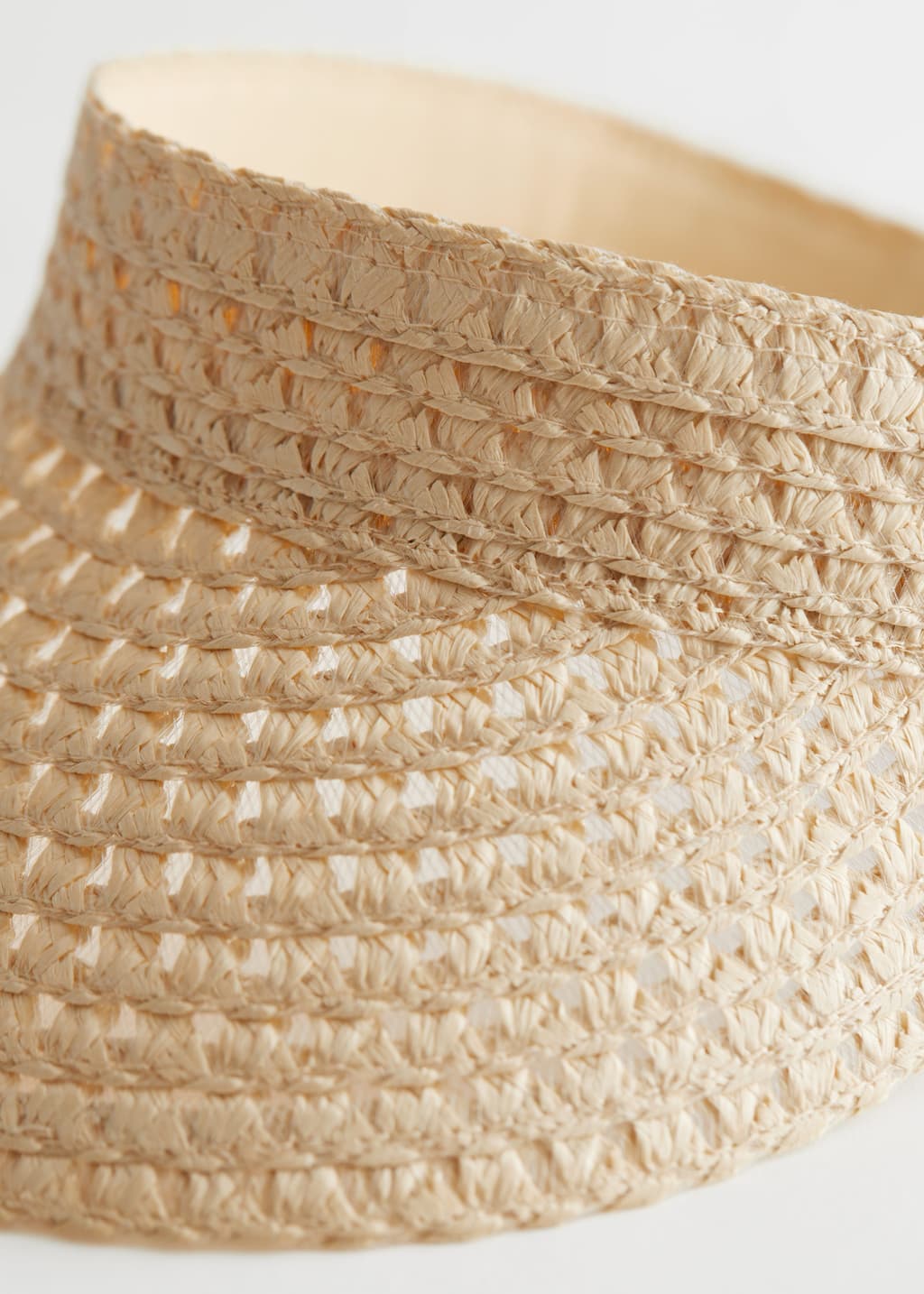 Straw Sun Visor - {{variantName}} - Detalle descriptivo