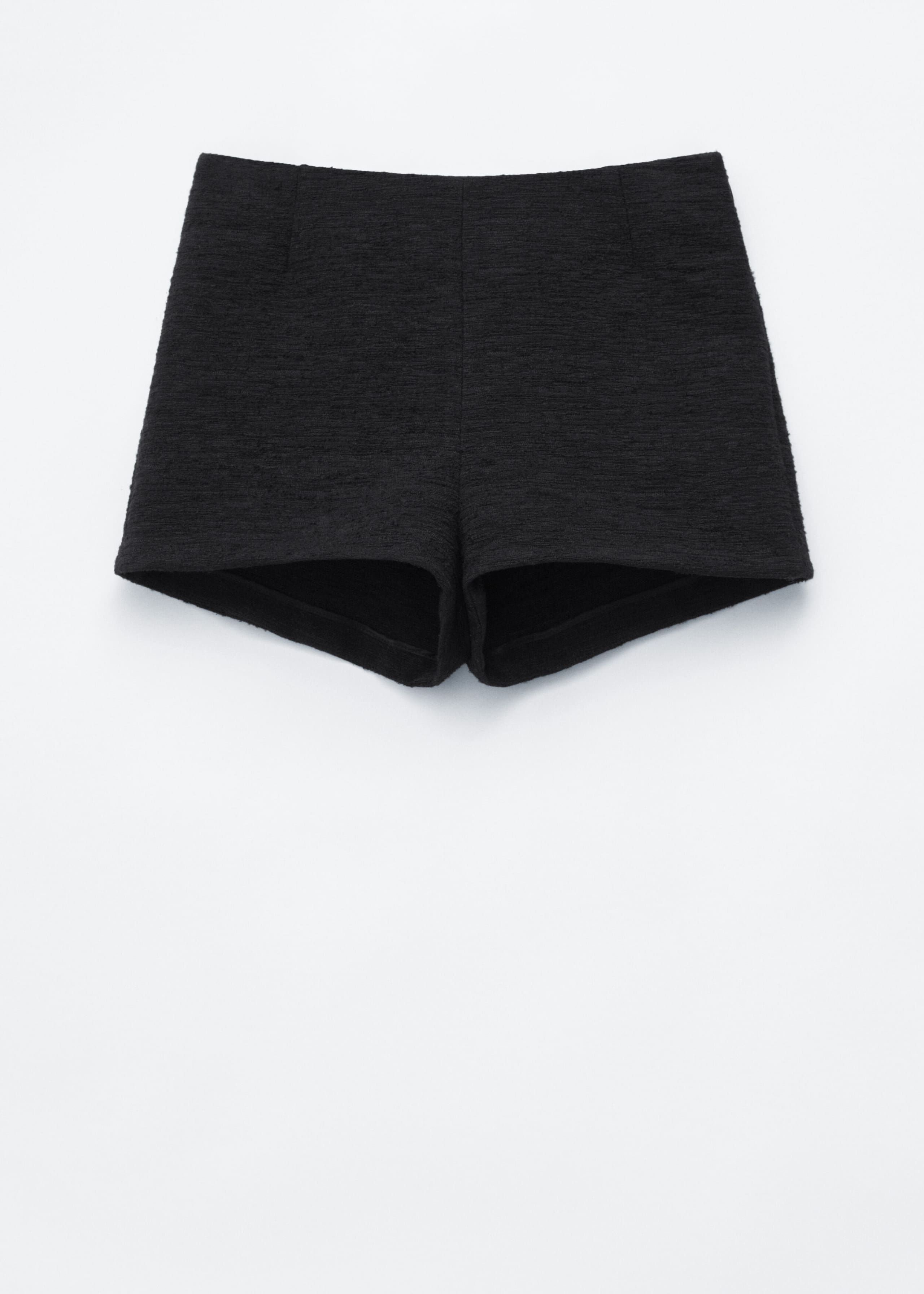 Tweed Mini Shorts - Black - Still Life