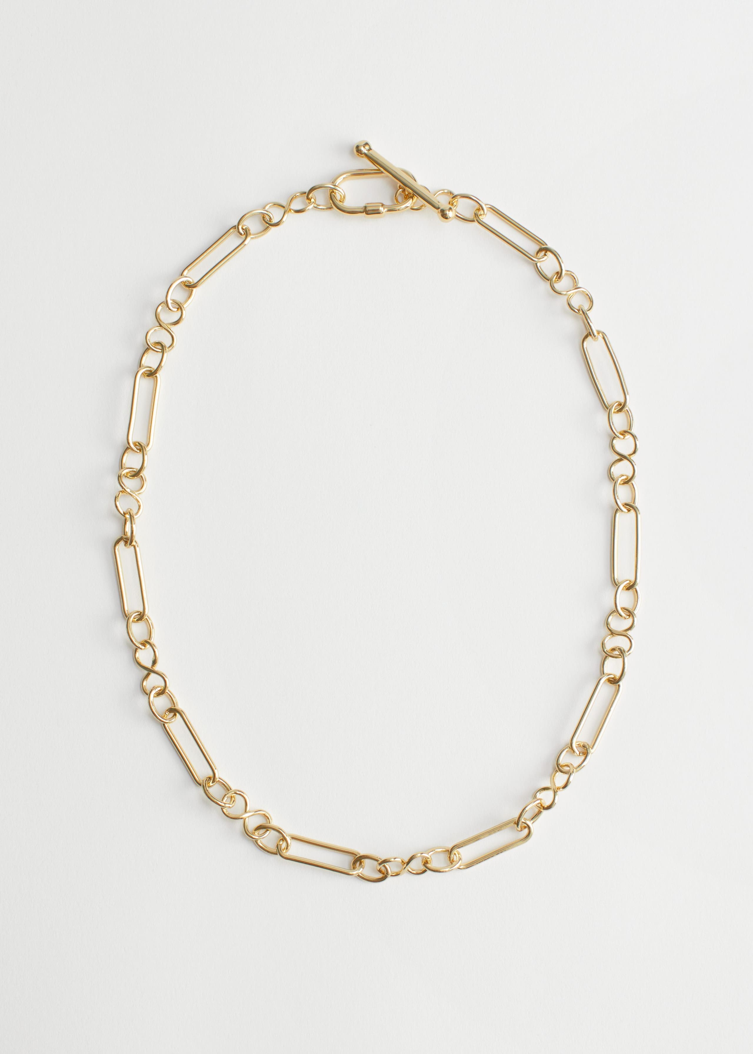 Chain Link Necklace - Gold - Natura morta