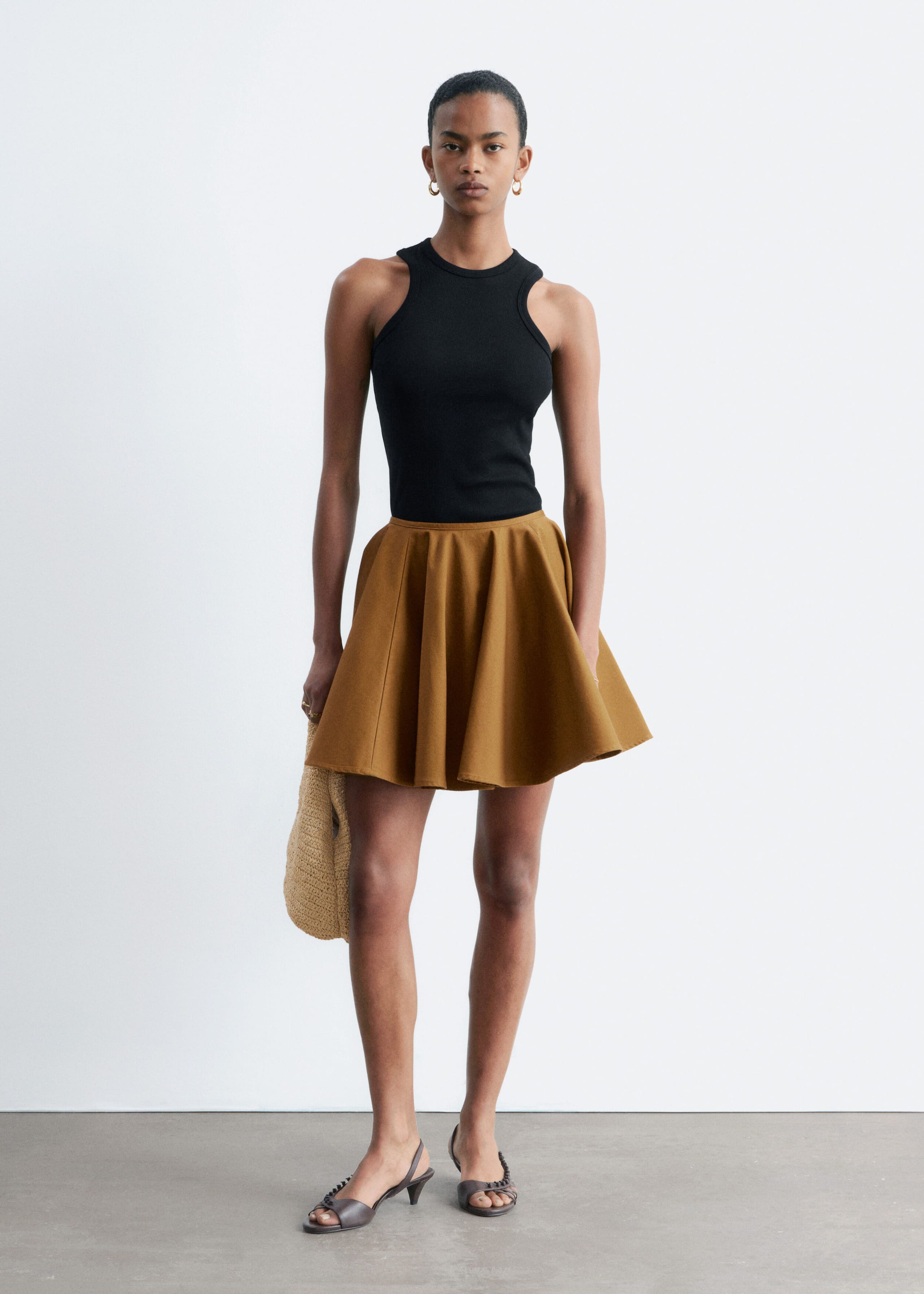 Image of Débardeur côtelé