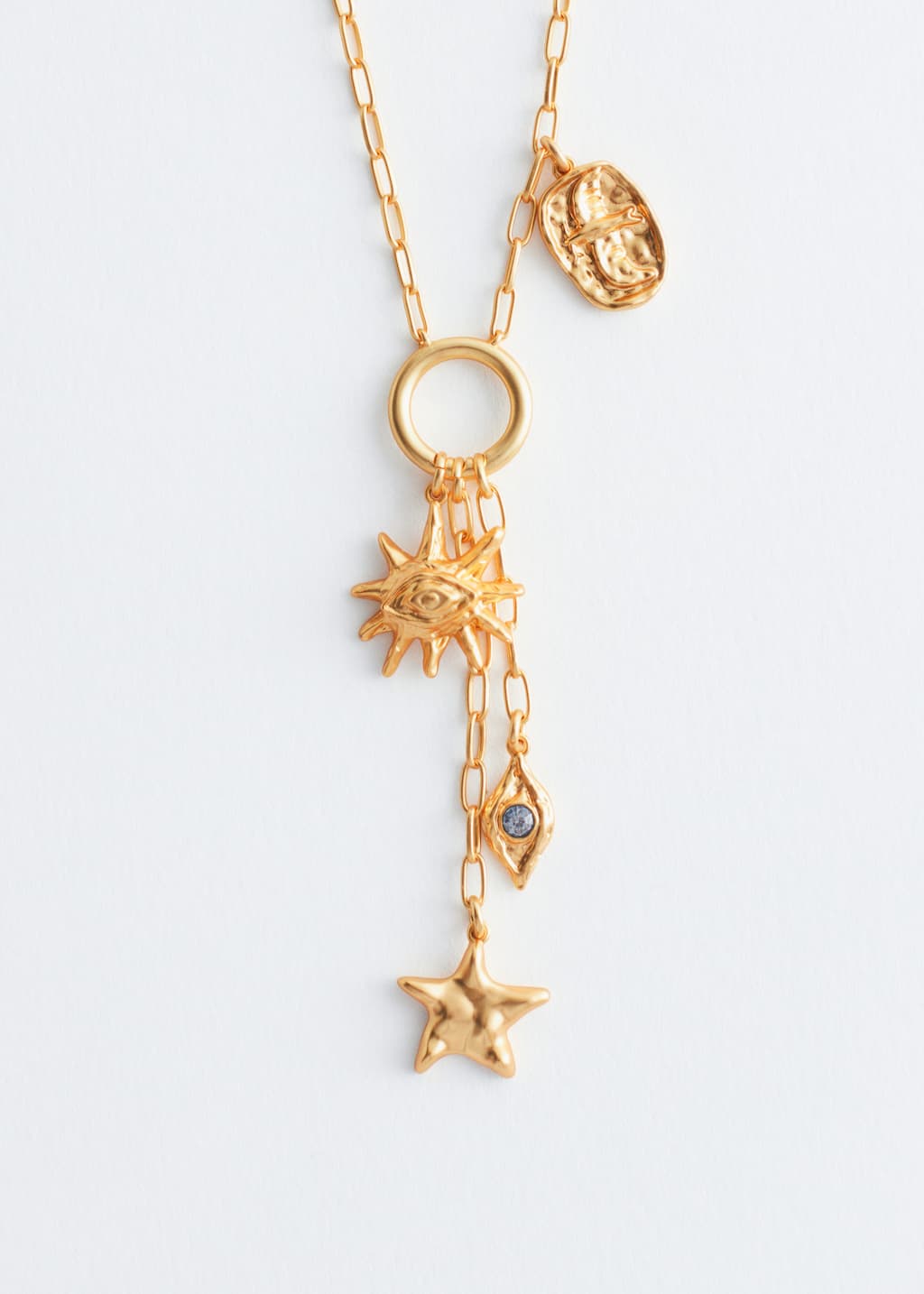 Image of Charm Lariat Necklace