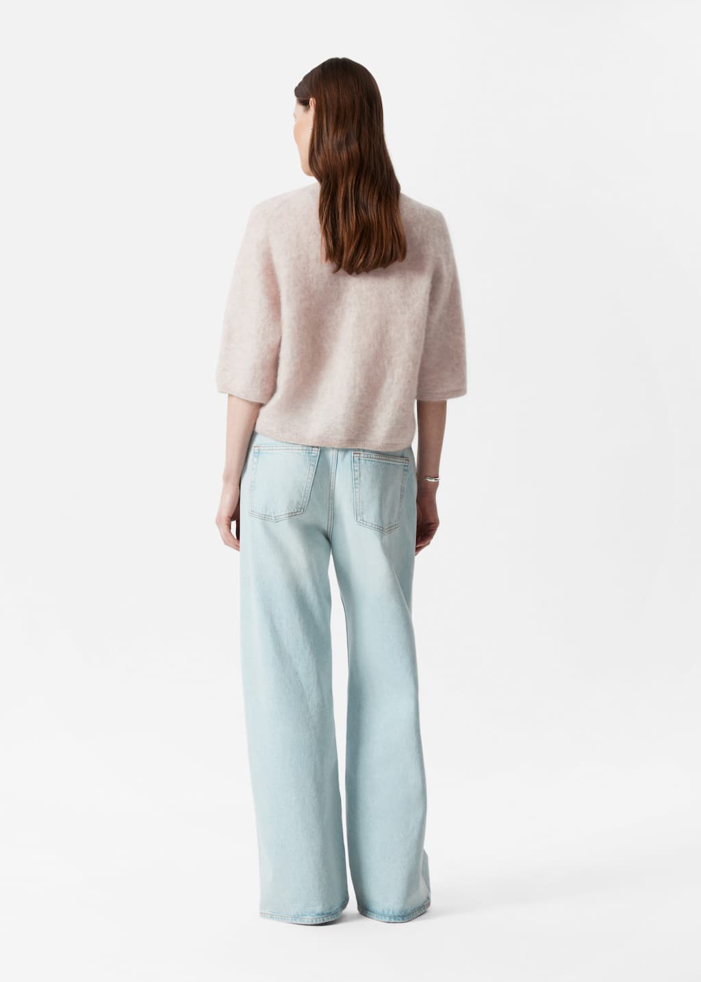 Image of Cardigan i mohairblandning