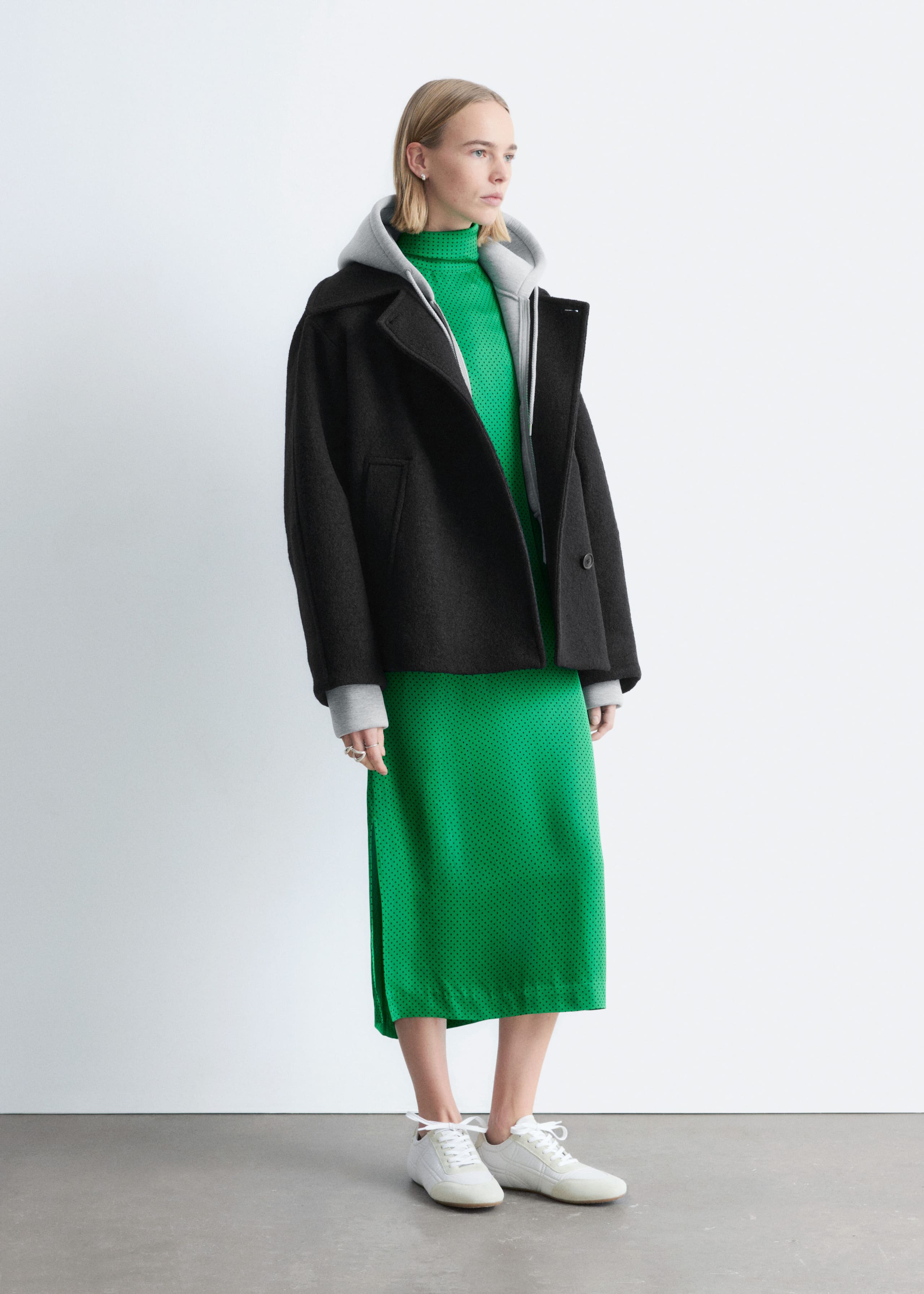 Image of Oversized Wool Jacket
