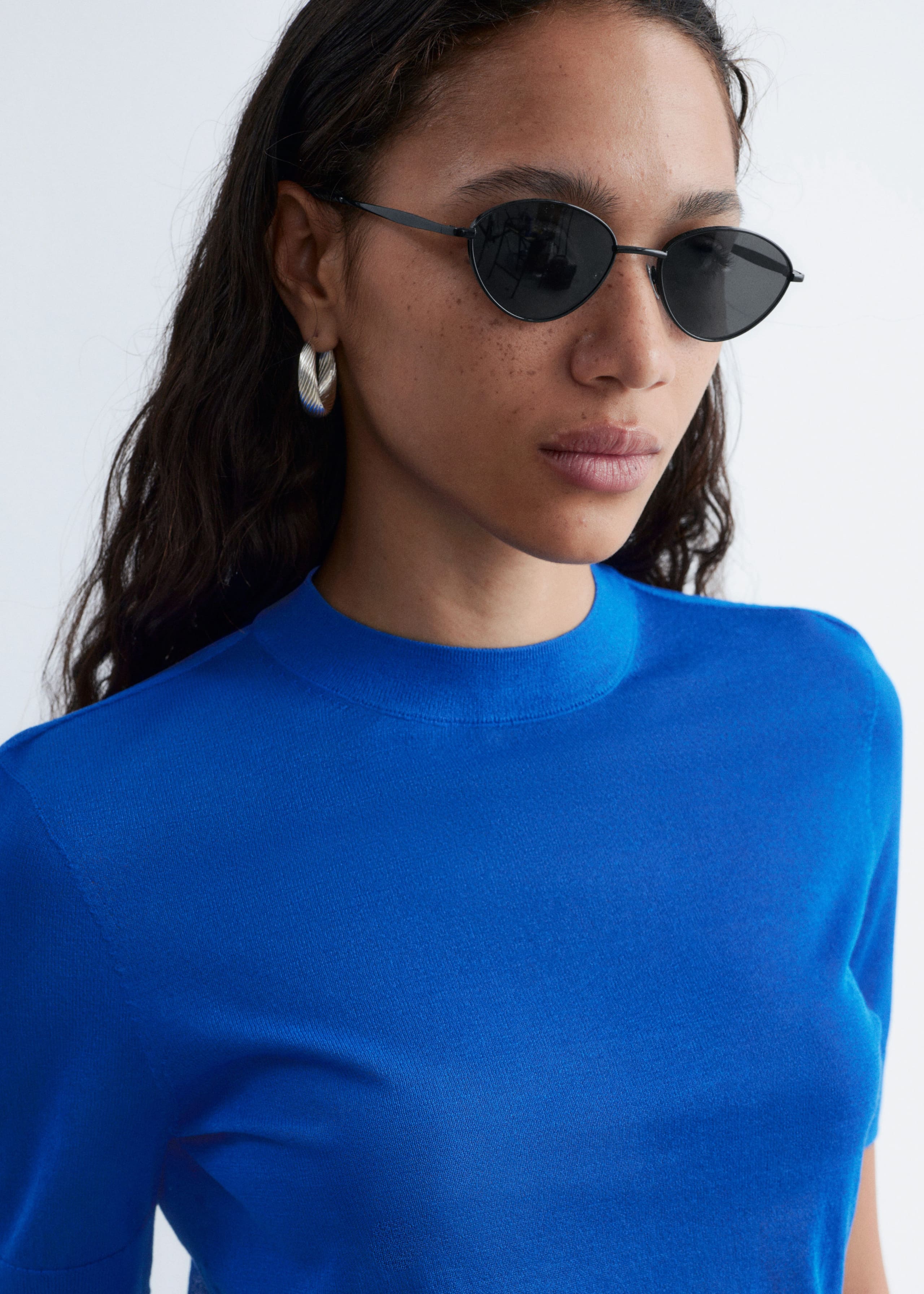 Image of Fine-Knit T-Shirt