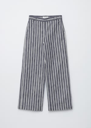 Navy Blue/White Stripes