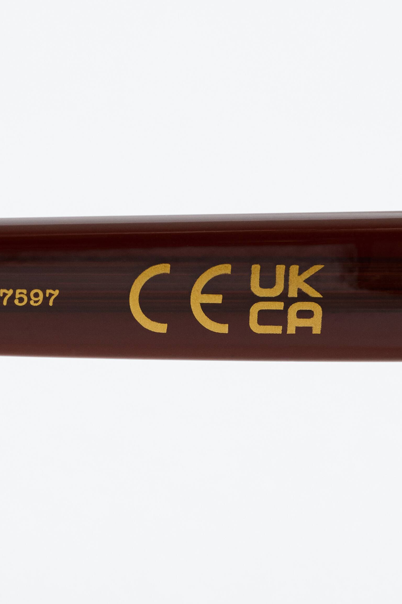 Sonnenbrille mit schmalem Rahmen-Rost - 5