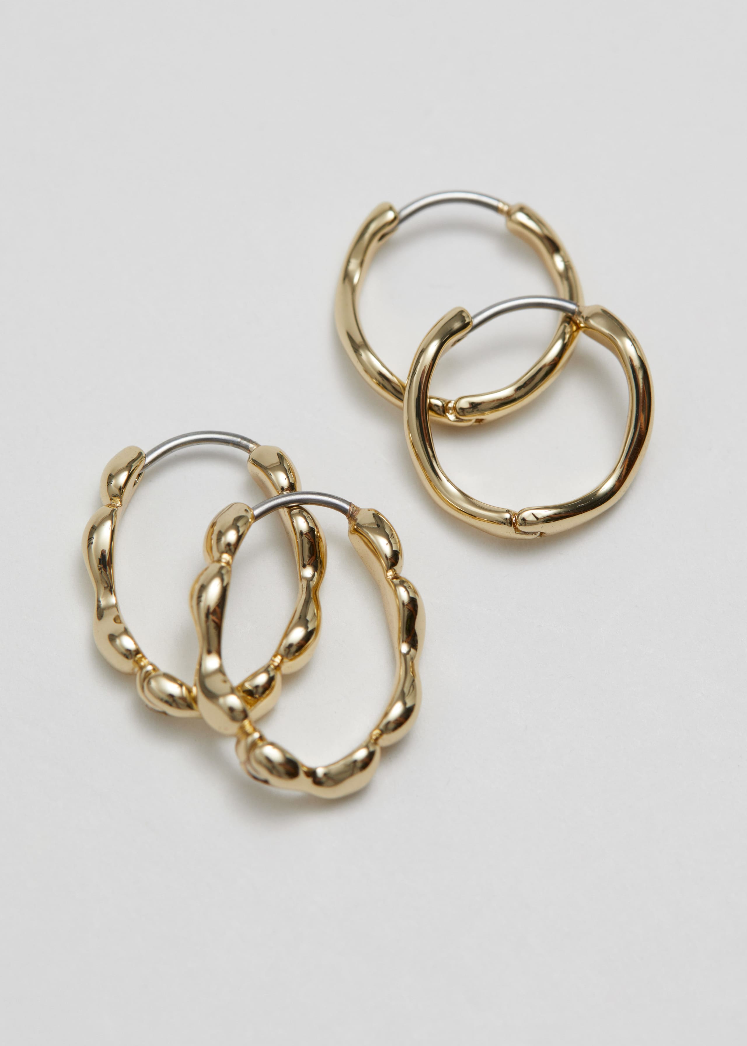 Hoop Earrings Set - Gold - Still Life