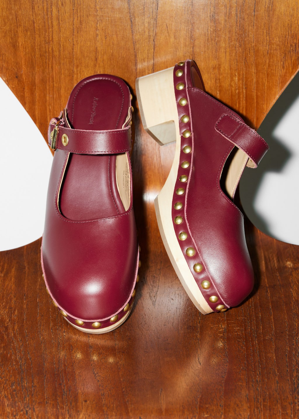 Image of Mules Mary Jane in pelle