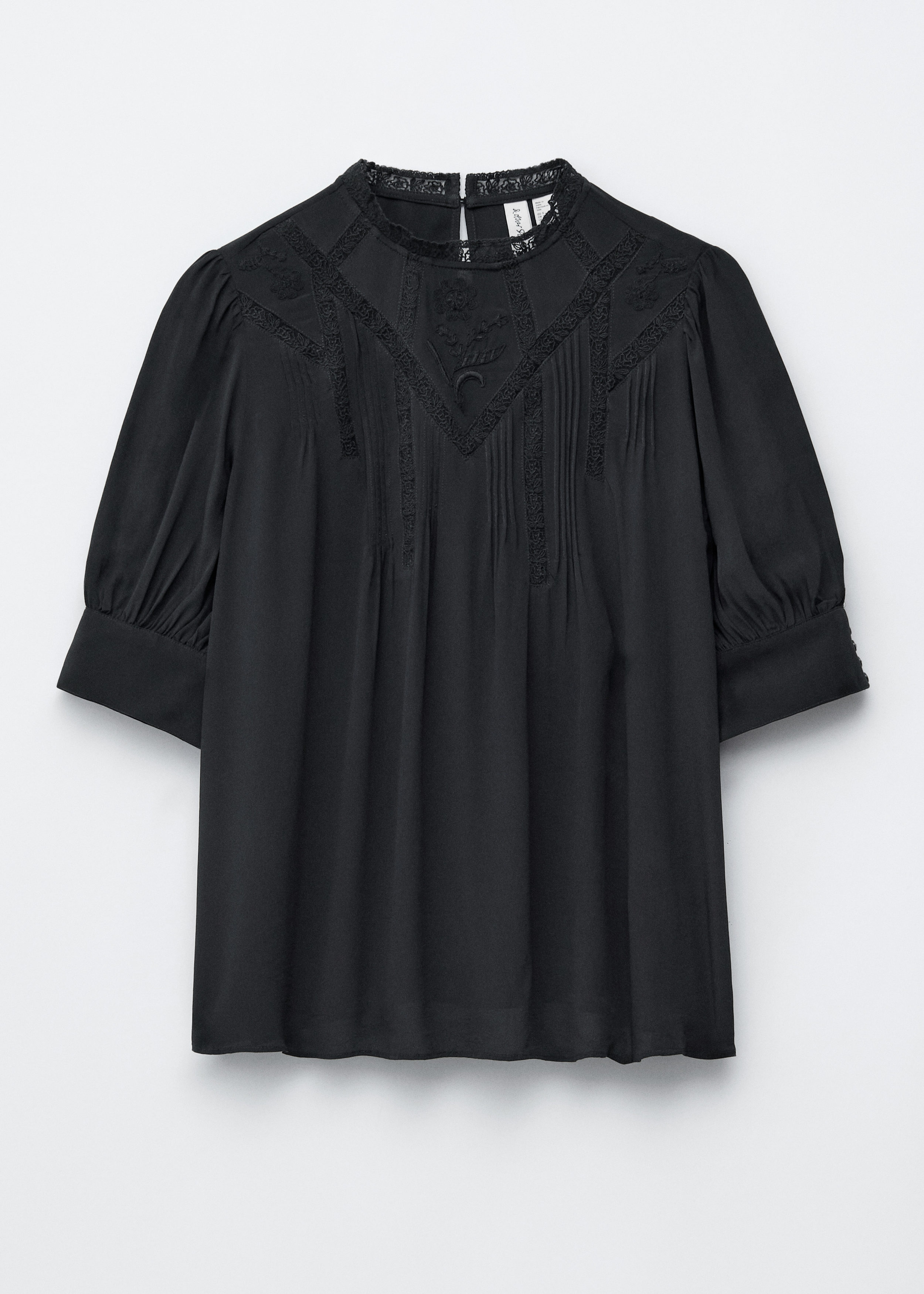 Embroidered Lace Blouse