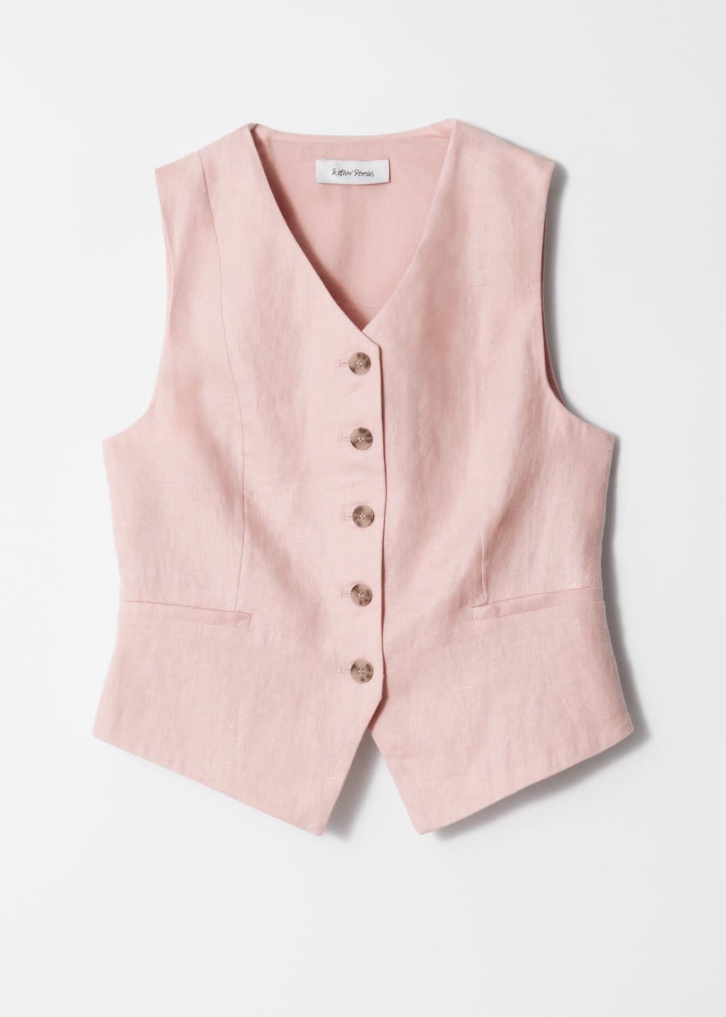 Image of Gilet sartoriale in lino