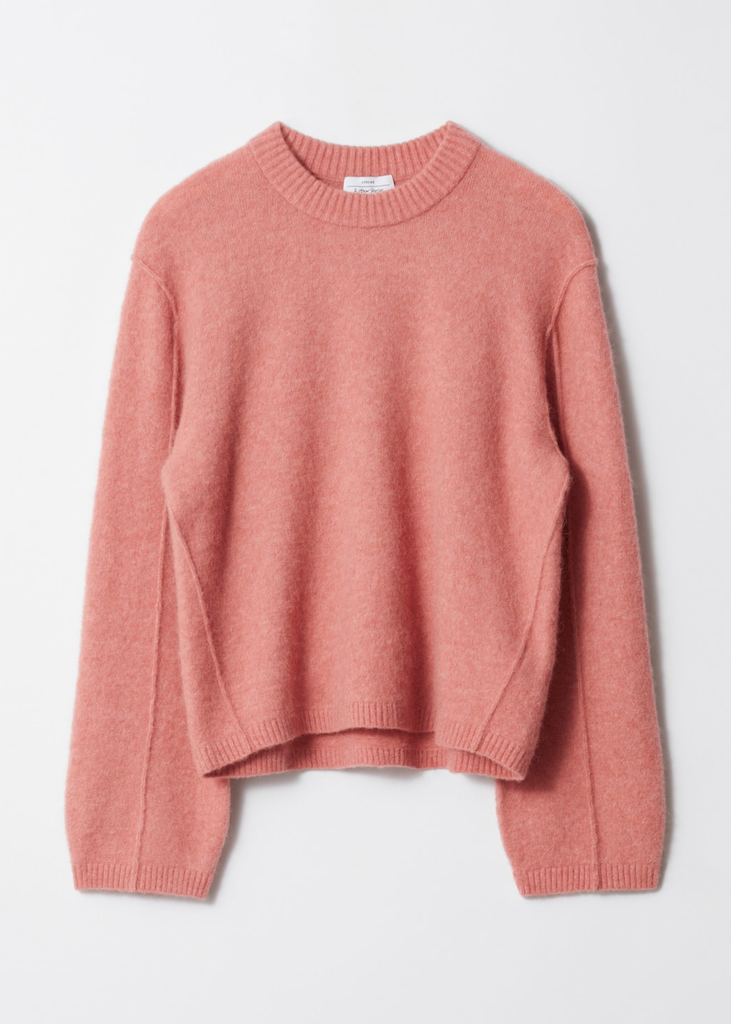 Alpaca-Blend Knit Jumper - Coral - Still Life