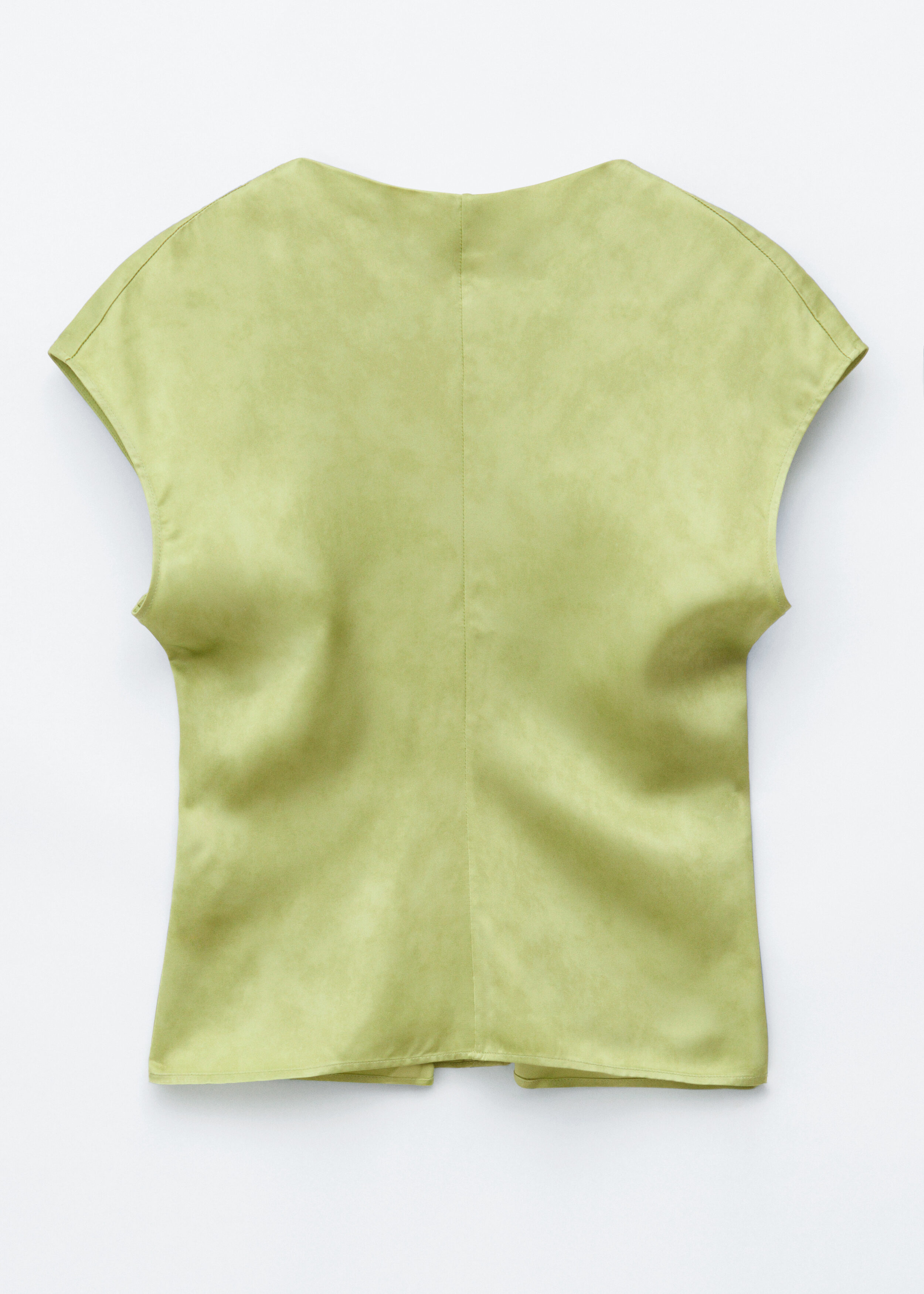 Textured Viscose Sleeveless Top