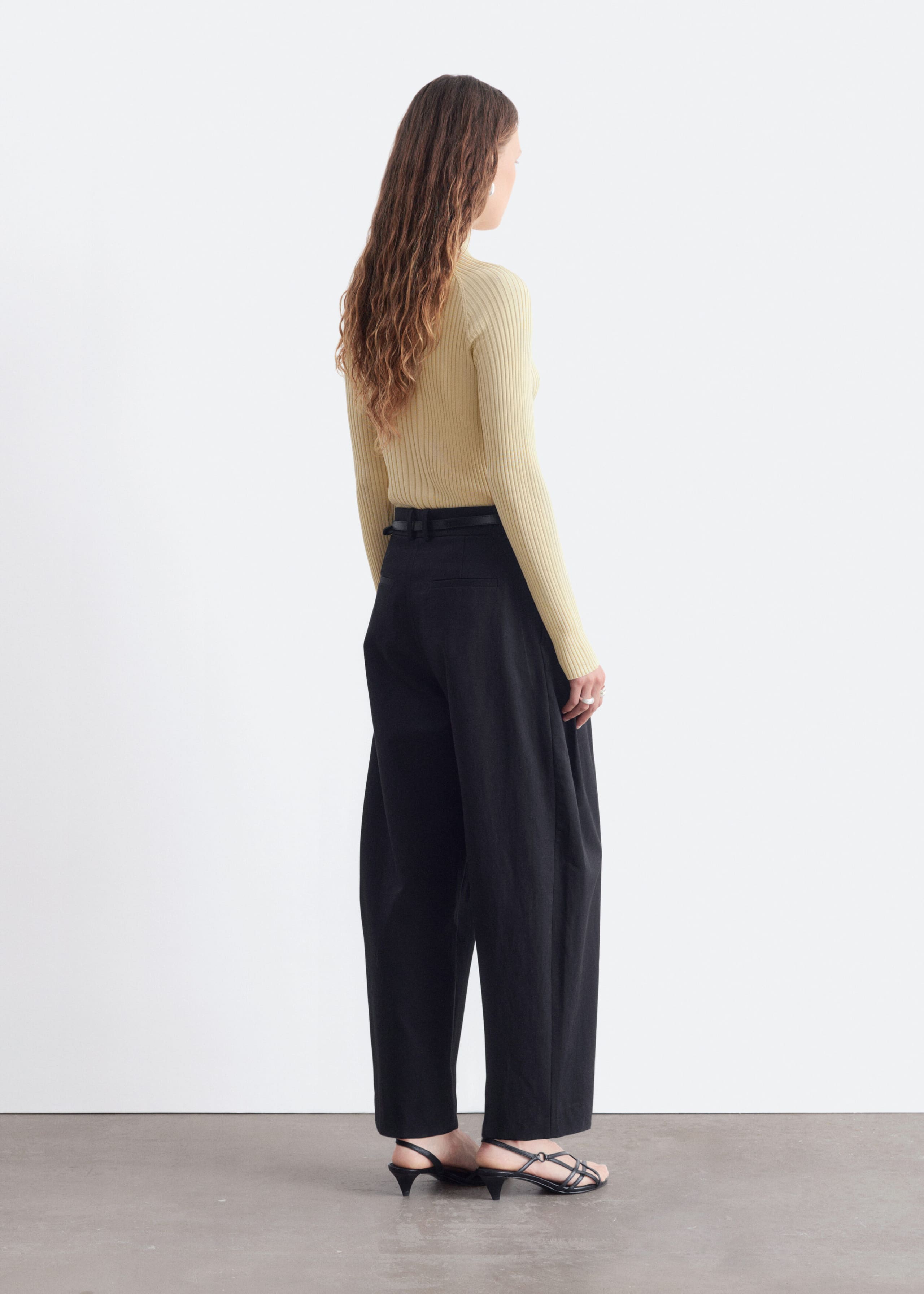Rib-Knit Top - Turquoise - Lookbook
