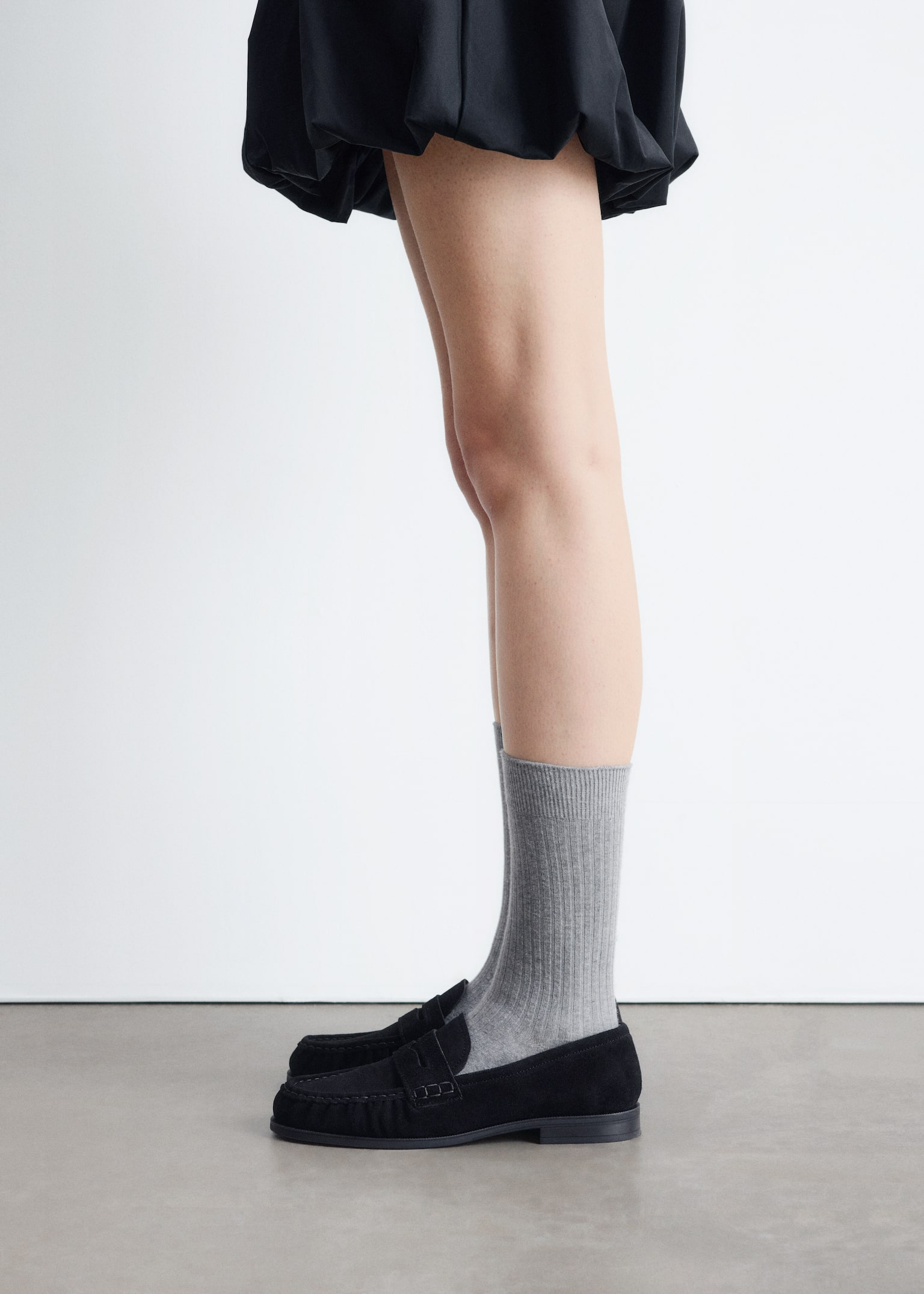 Penny Loafers - Noir/Gris/Marron Clair/Jaune clair