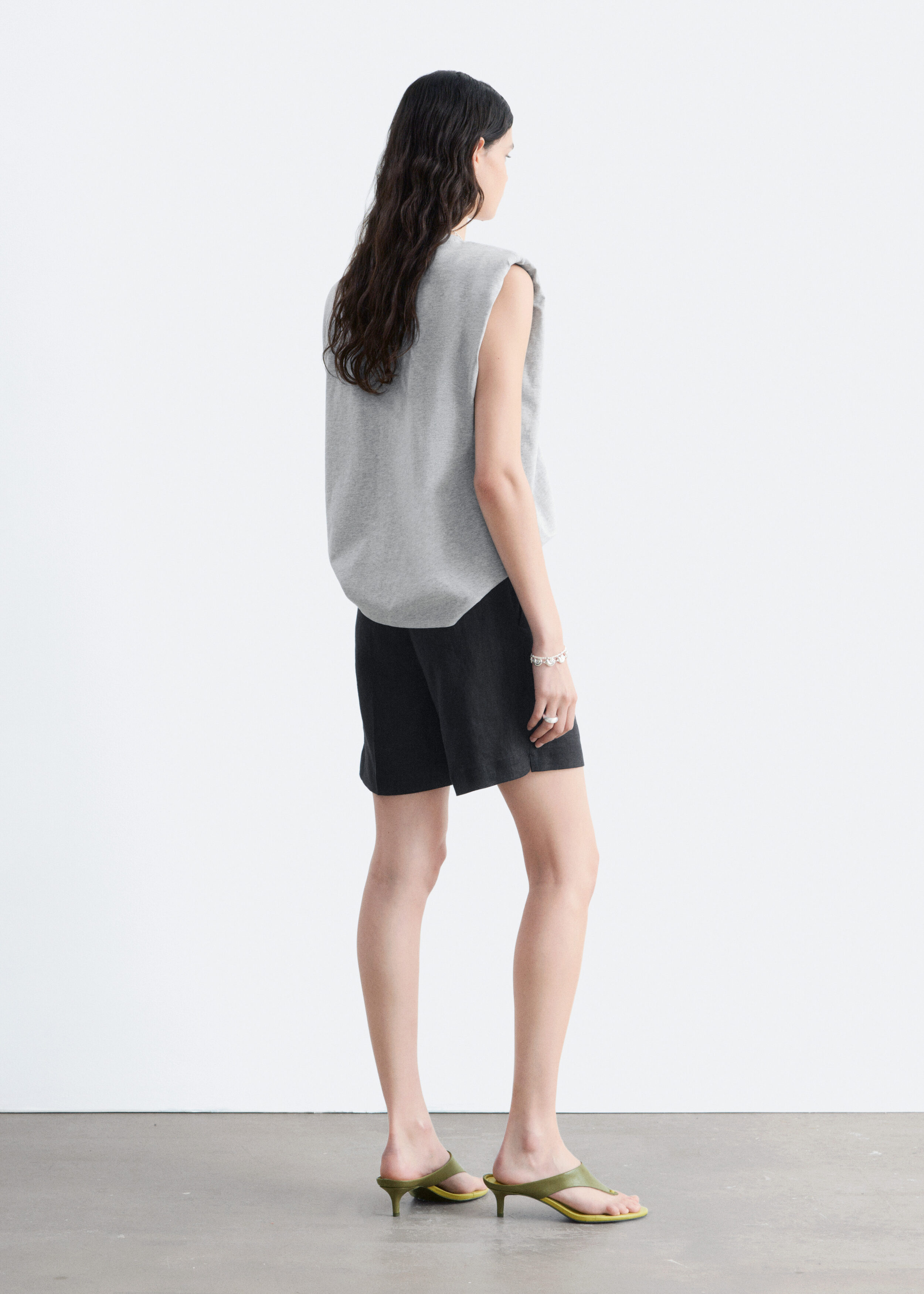 Sleeveless Top - Grey - Sleeveless tops - & Other Stories US