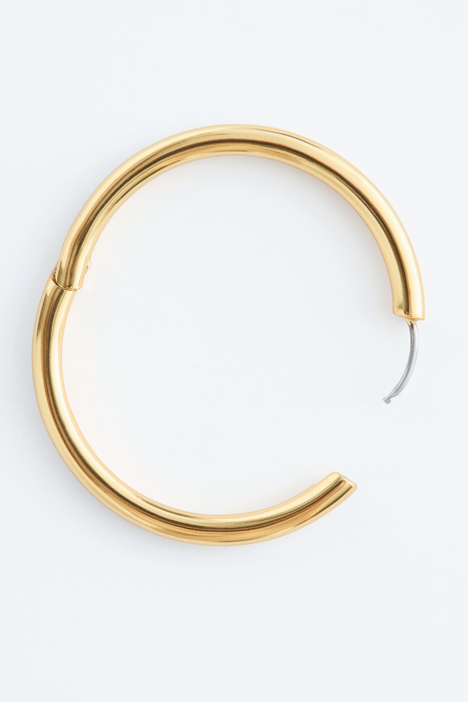 Orecchini a cerchio grandi-Oro - 3