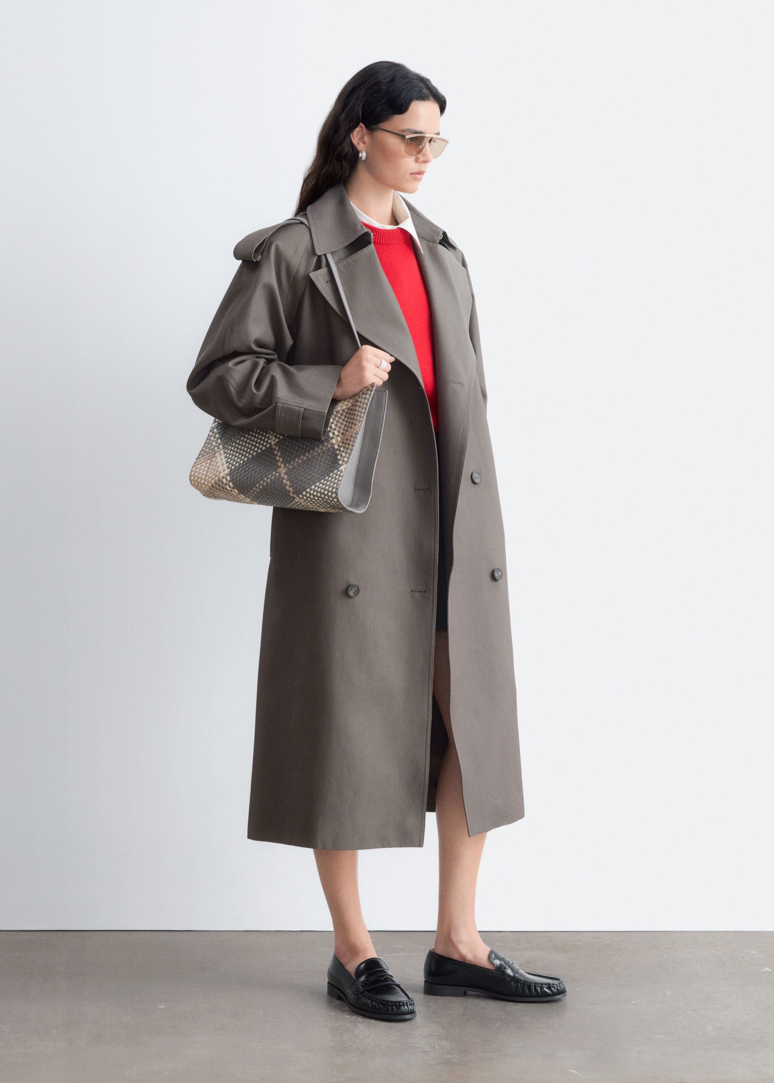 Relaxed Trench Coat - Dark Mole - Still Life