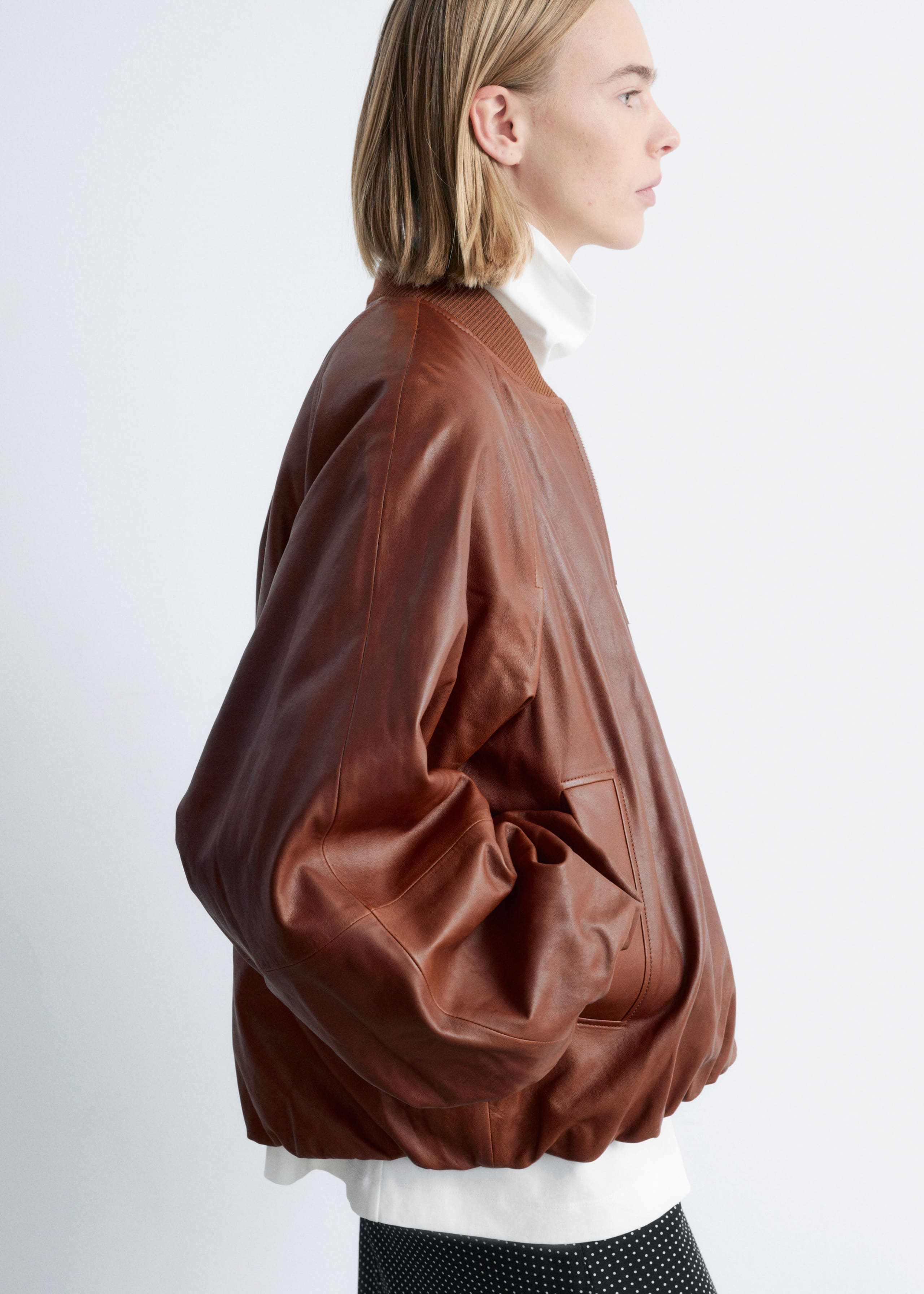 Image of Bomberjacke aus Leder