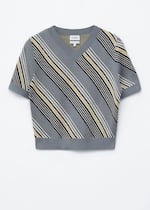 Grey/Yellow Stripes