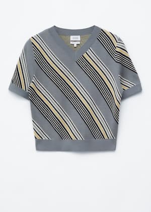 Grey/Yellow Stripes