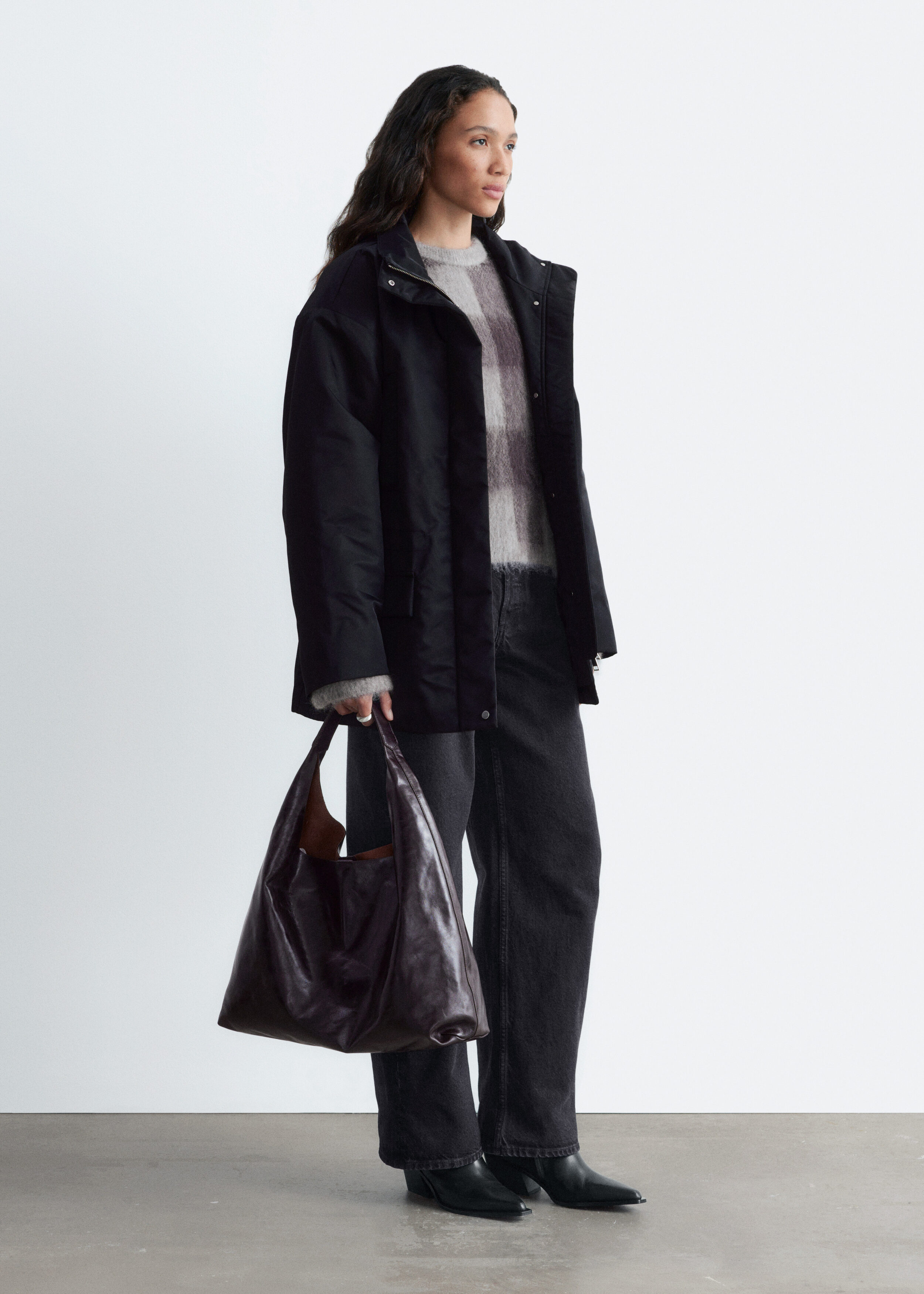 Padded Nylon Jacket - Black - Jackets | & Other Stories US