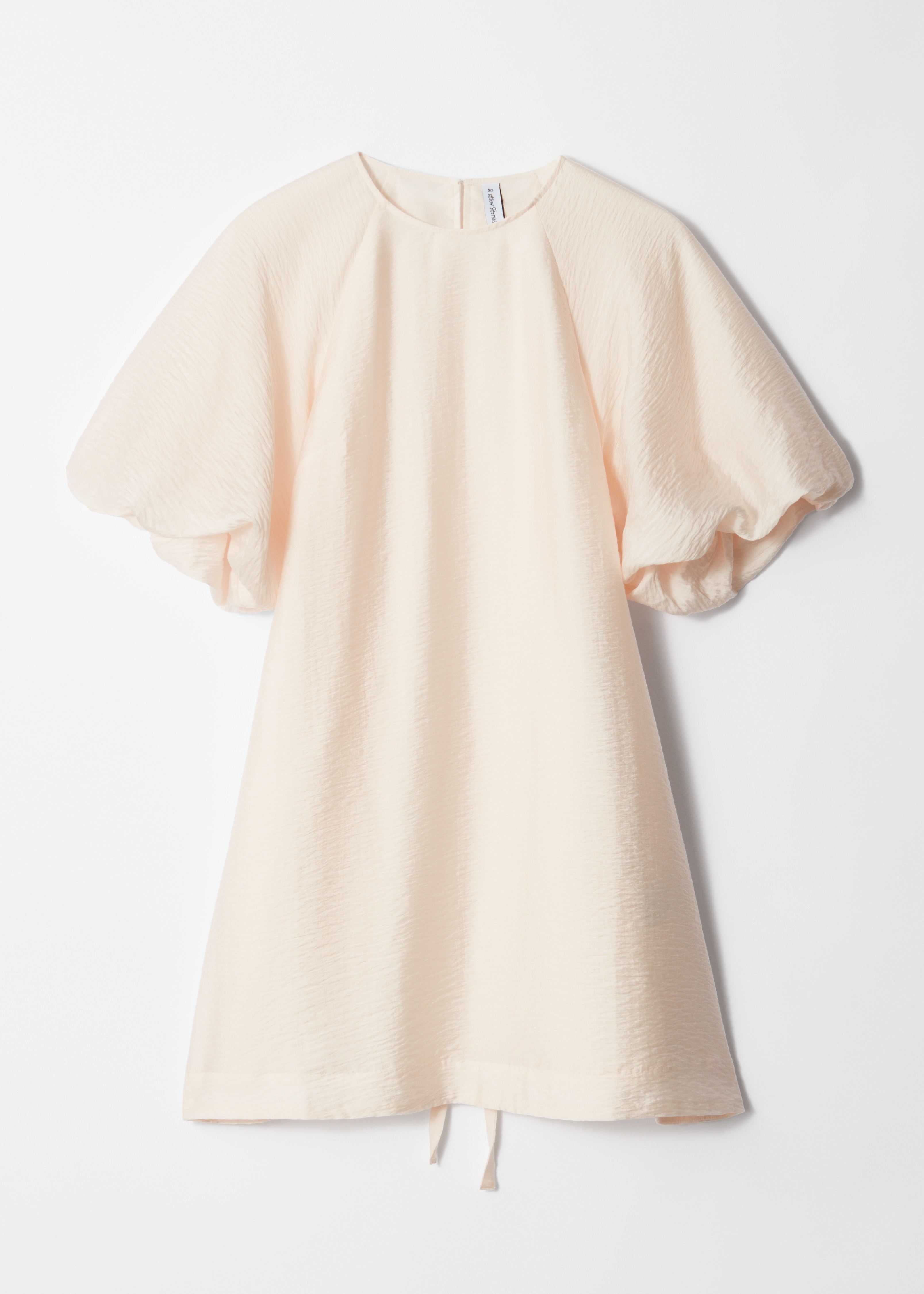 Rochie mini cu mâneci bufante - Alb/Roz deschis/Roșu floral/Blue Floral