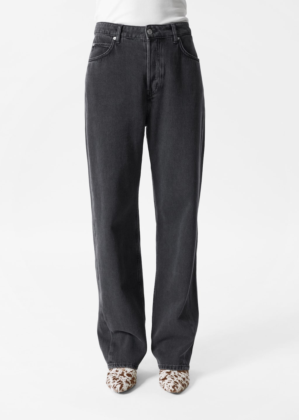 Image of Relaxed Tapered Jeans