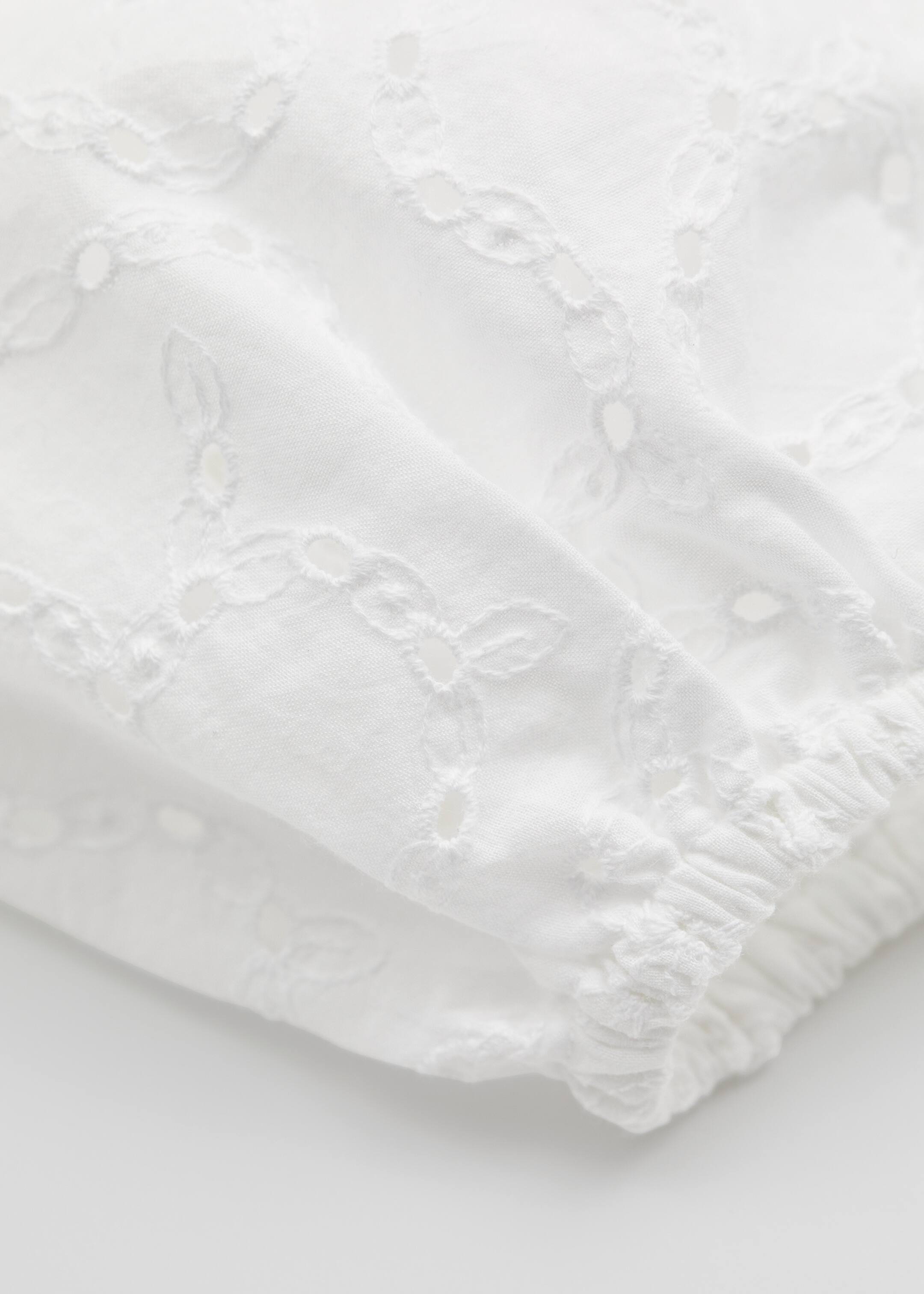 Ingrandisci l'immagine: Voluminous Broderie Anglaise Mini Dress - White - DONNA | H&M CH 2