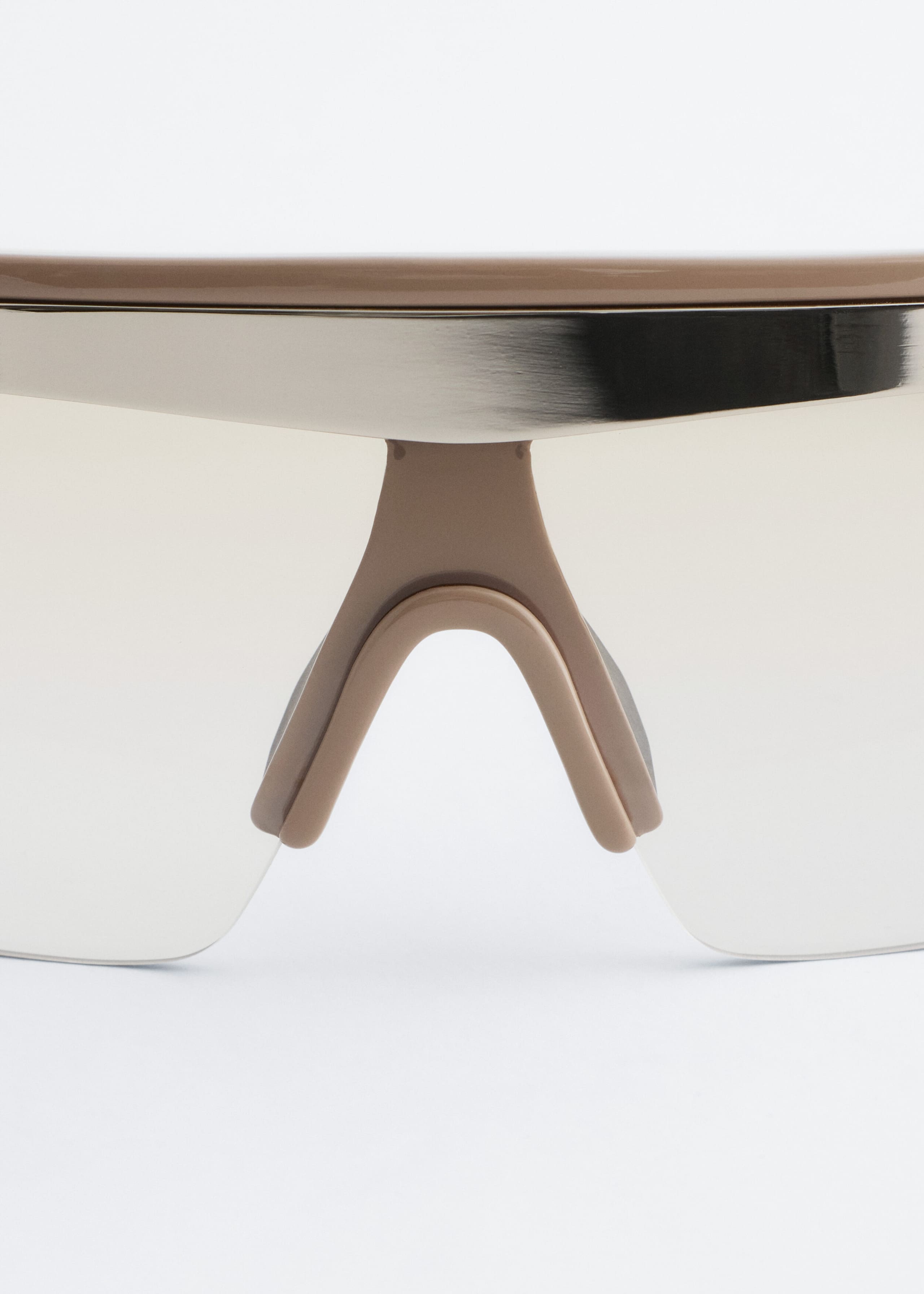 Shield Sunglasses - Beige - Still Life