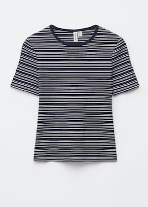 Dark Blue / White Stripes