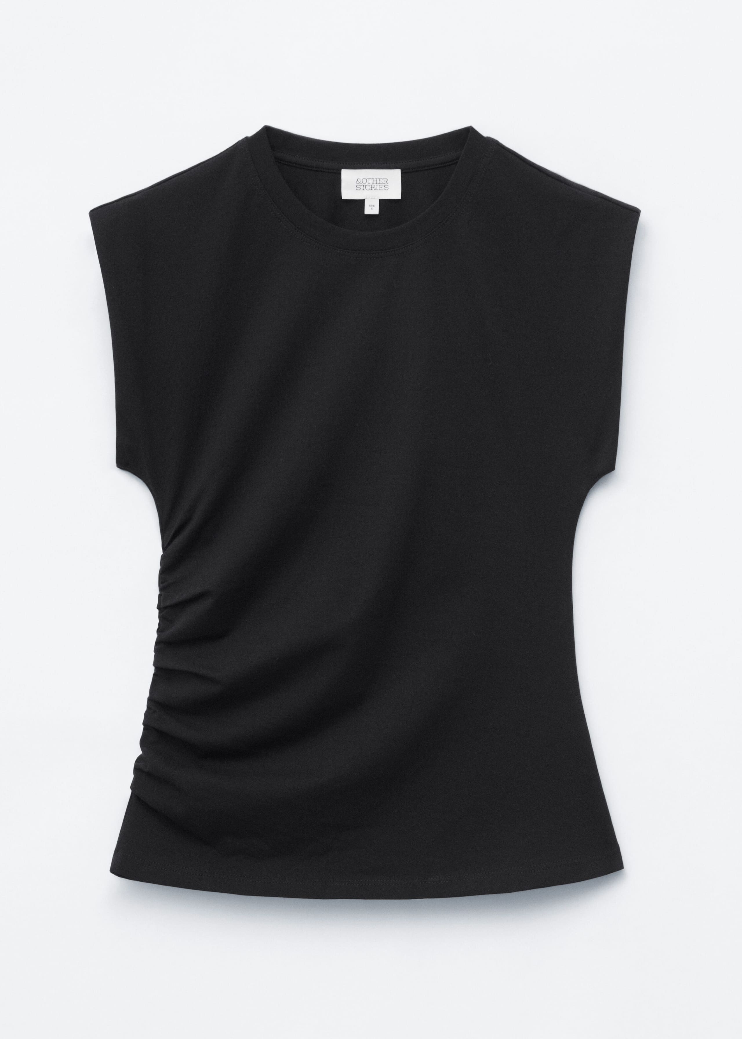 Ruched Top - Black - Still Life
