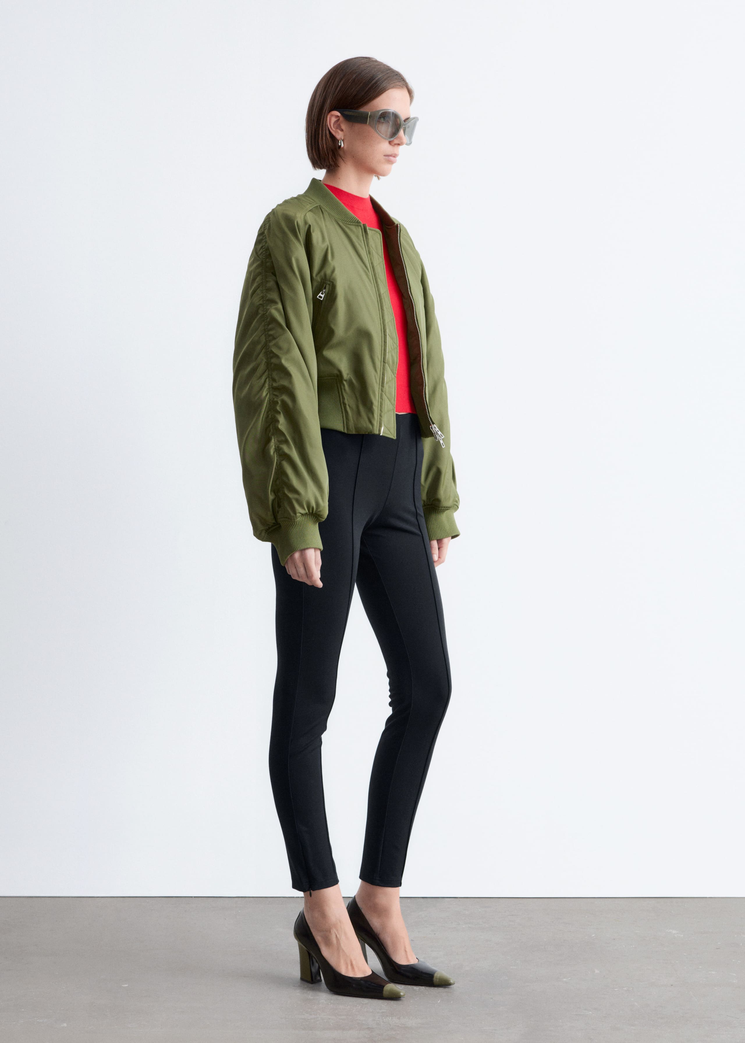 Image of Jersey Pintuck Leggings