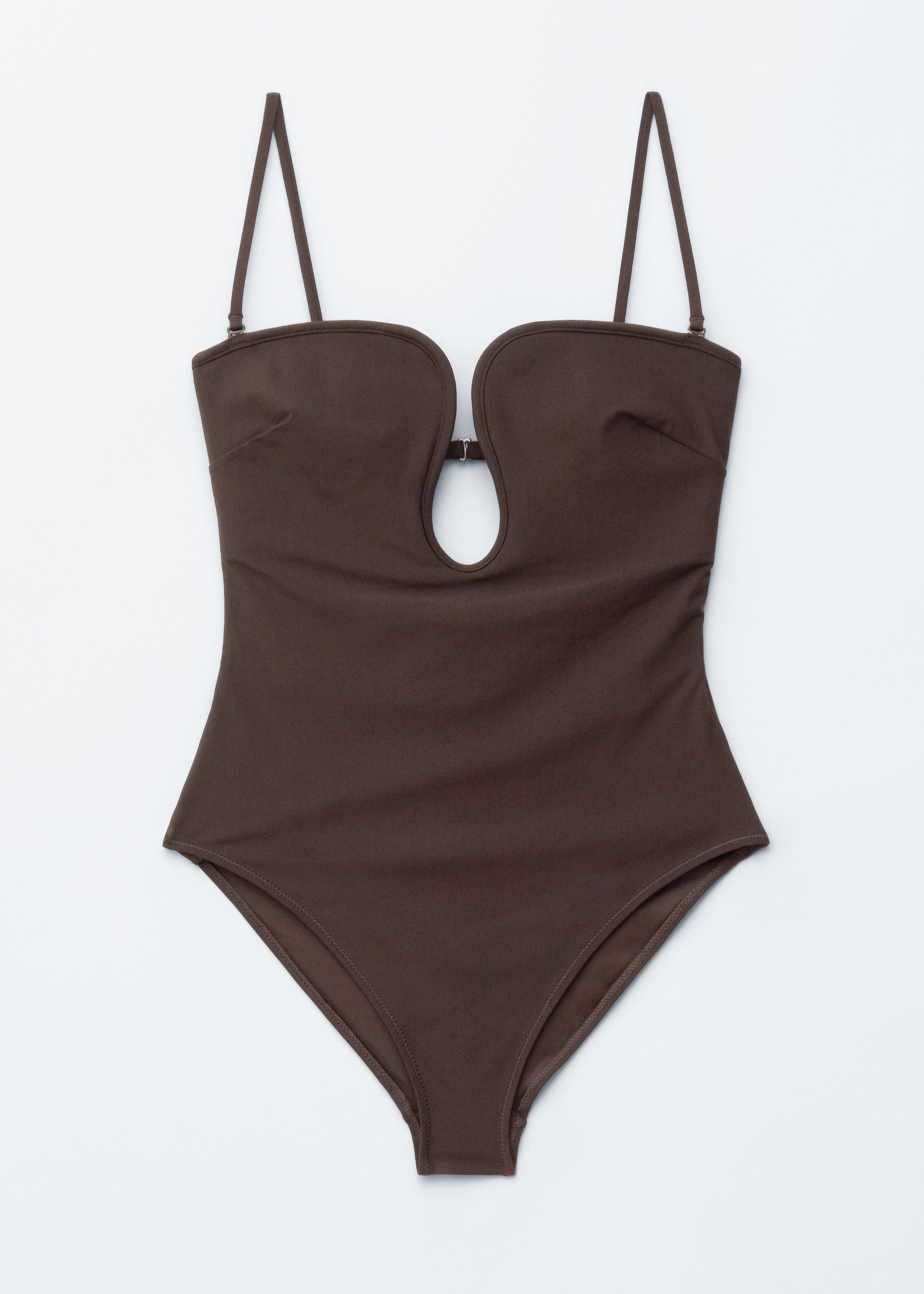 U-Wire Swimsuit - Dark Brown/Black