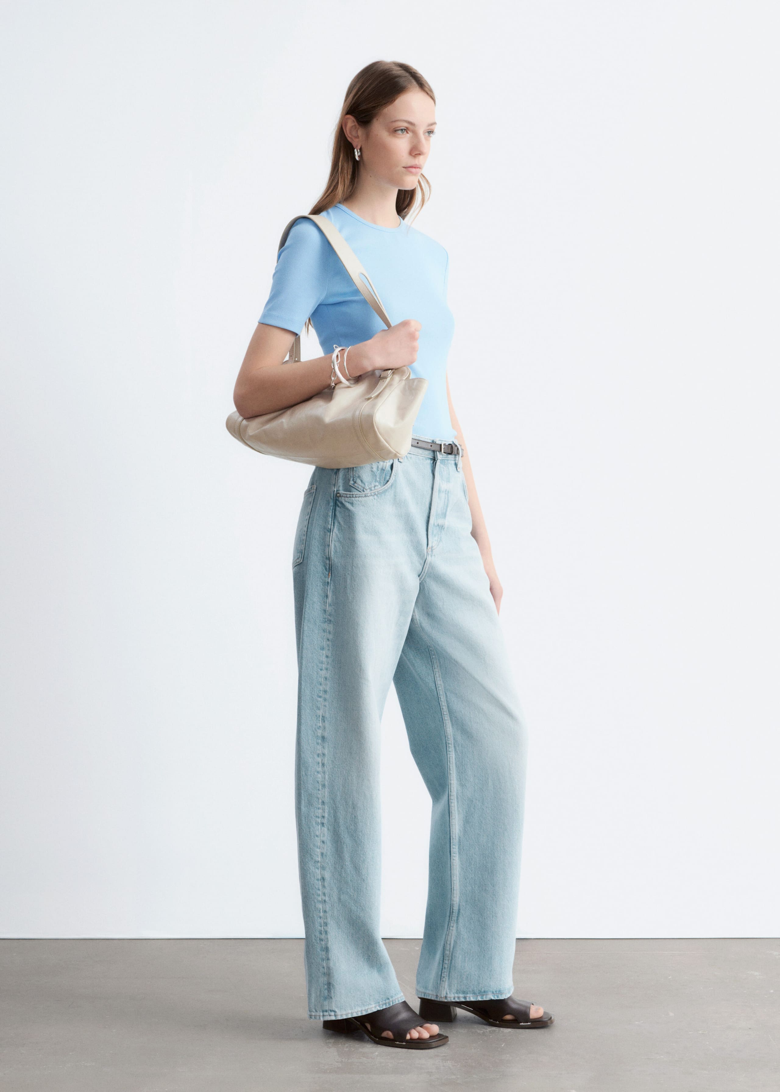 Image of Ribbed T-shirt