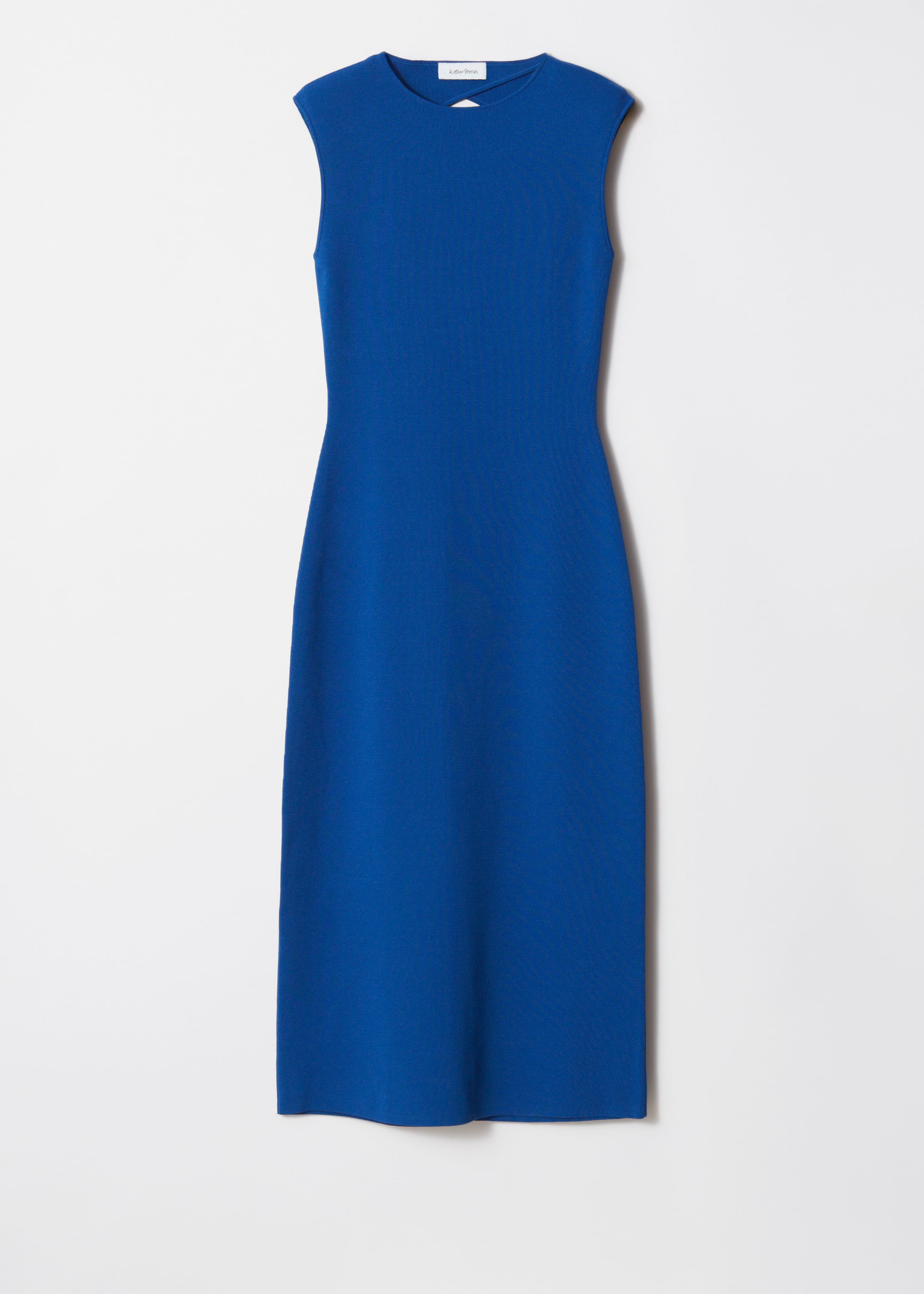 Ver imagen más grande: Vestido midi con espalda descubierta - Azul - MUJER | H&M ES 1