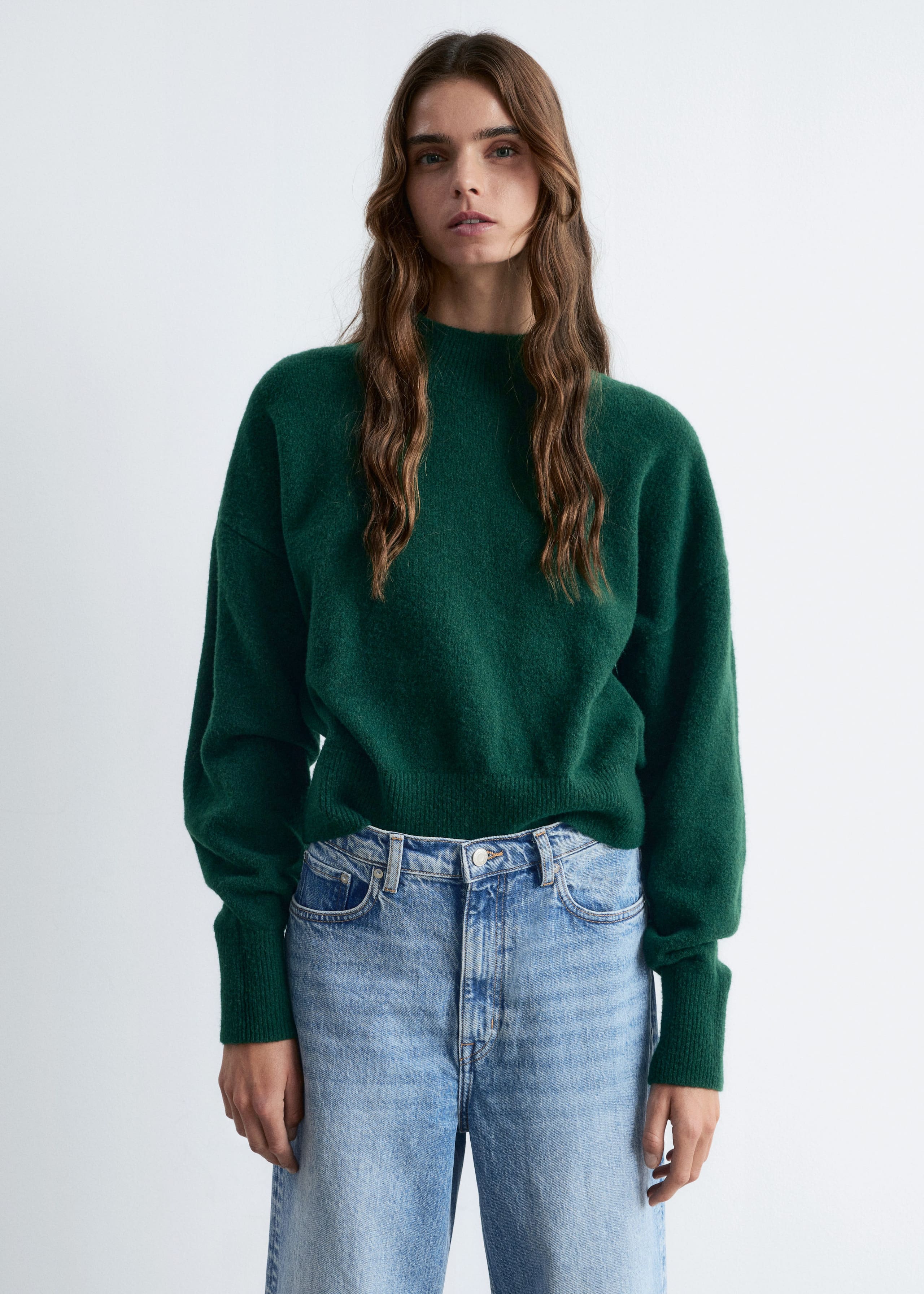 Image of Mock-Neck Sweater