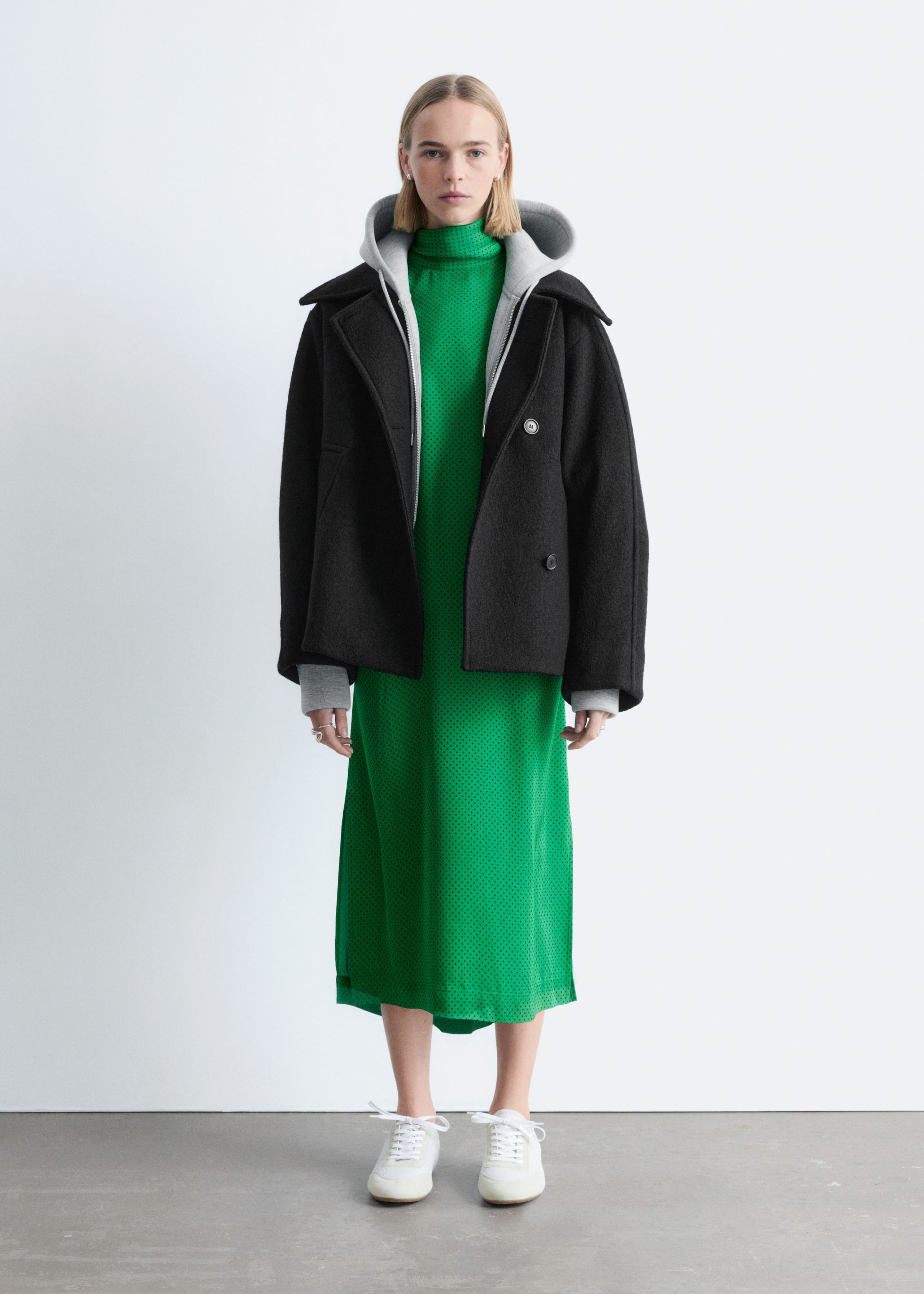 Image of Oversized Wool Jacket