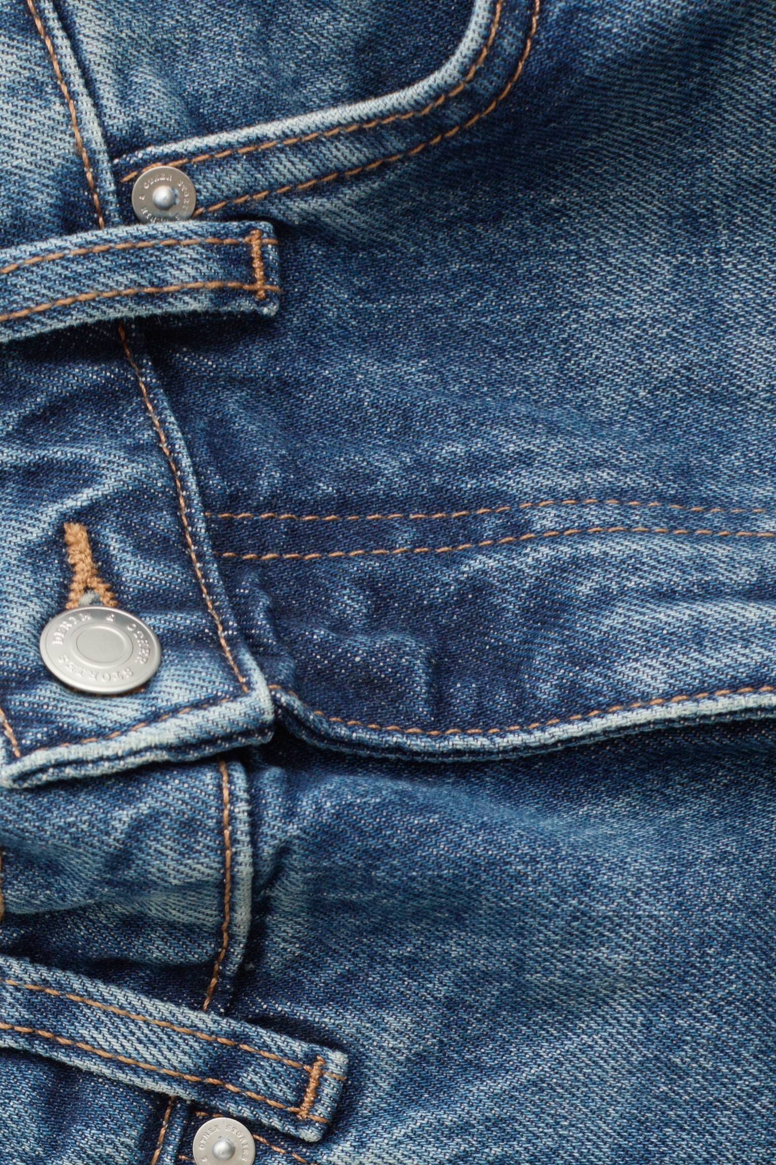 Blugi cu cracul larg - Albastru Mediu/Alb/Albastru deschis/Albastru deschis/Blue/Albastru închis/Negru - 5