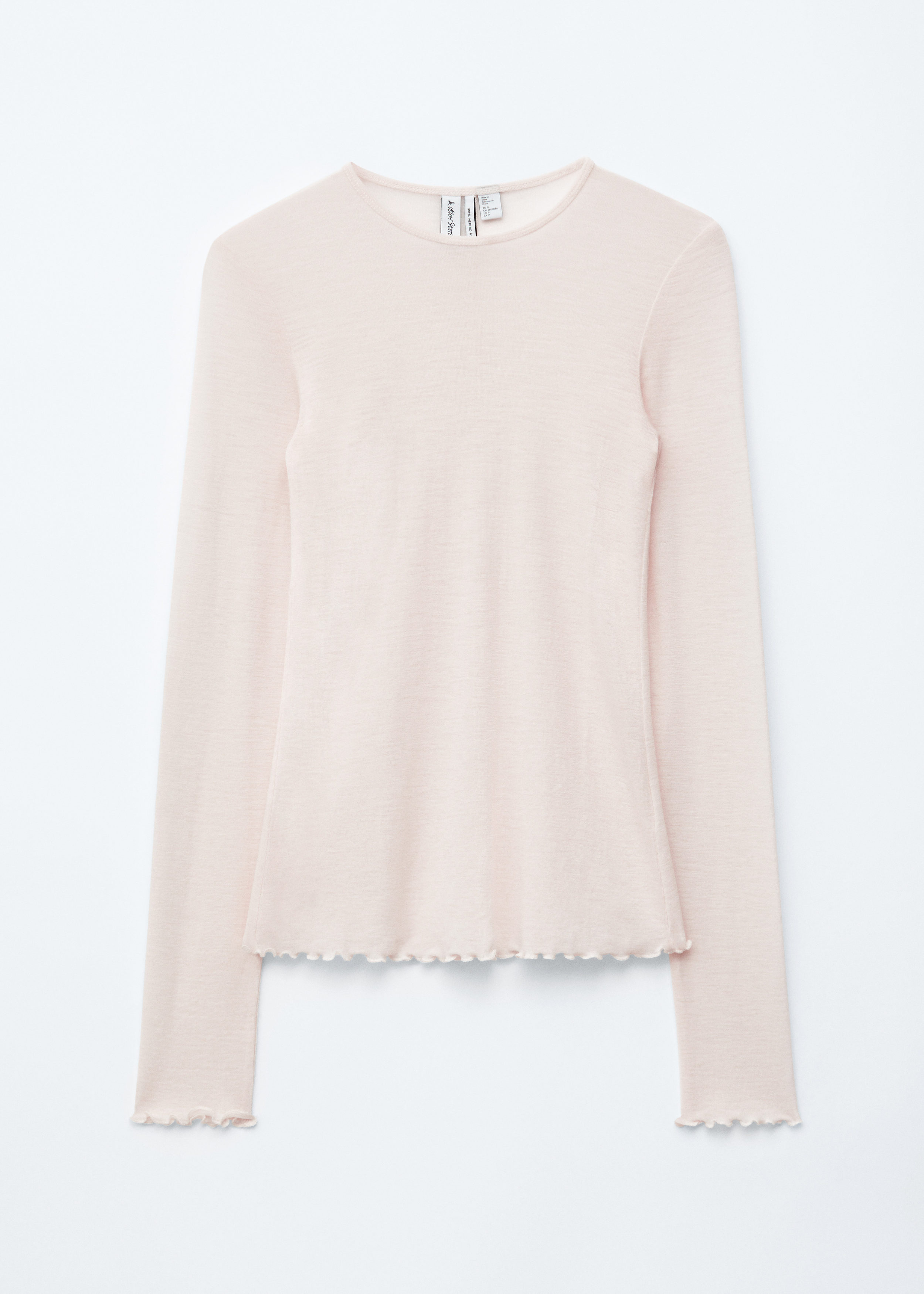 Long-Sleeve Wool Top