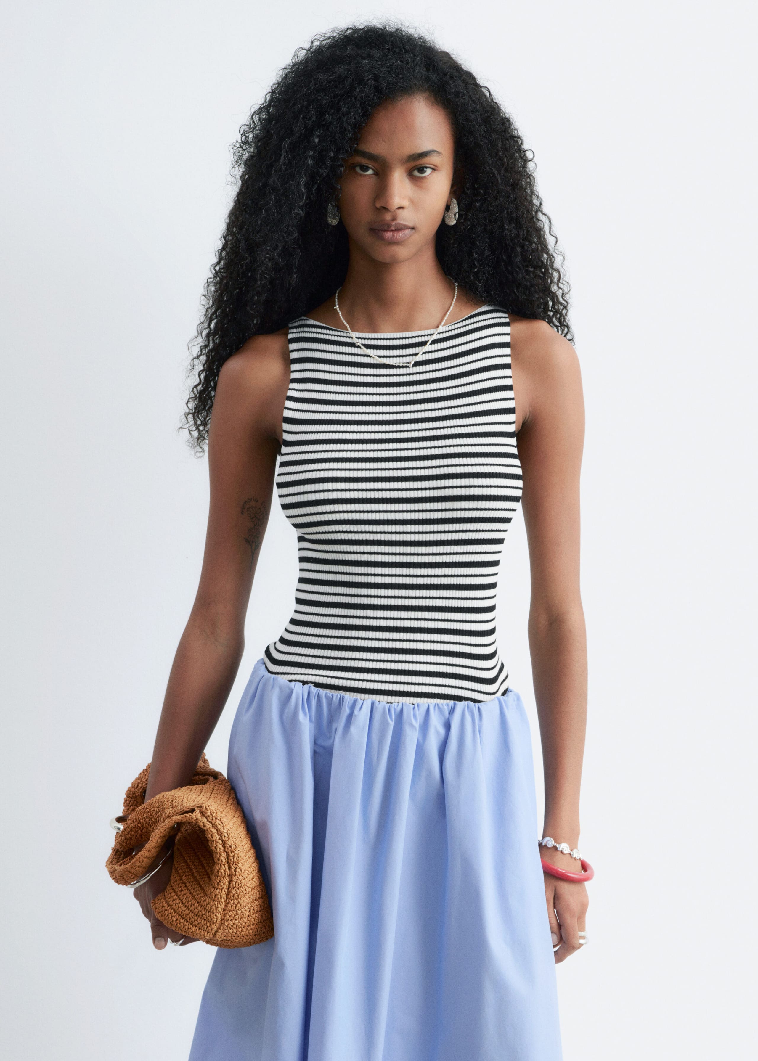 Rib-Knit Tank Top - Chartreuse - Lookbook