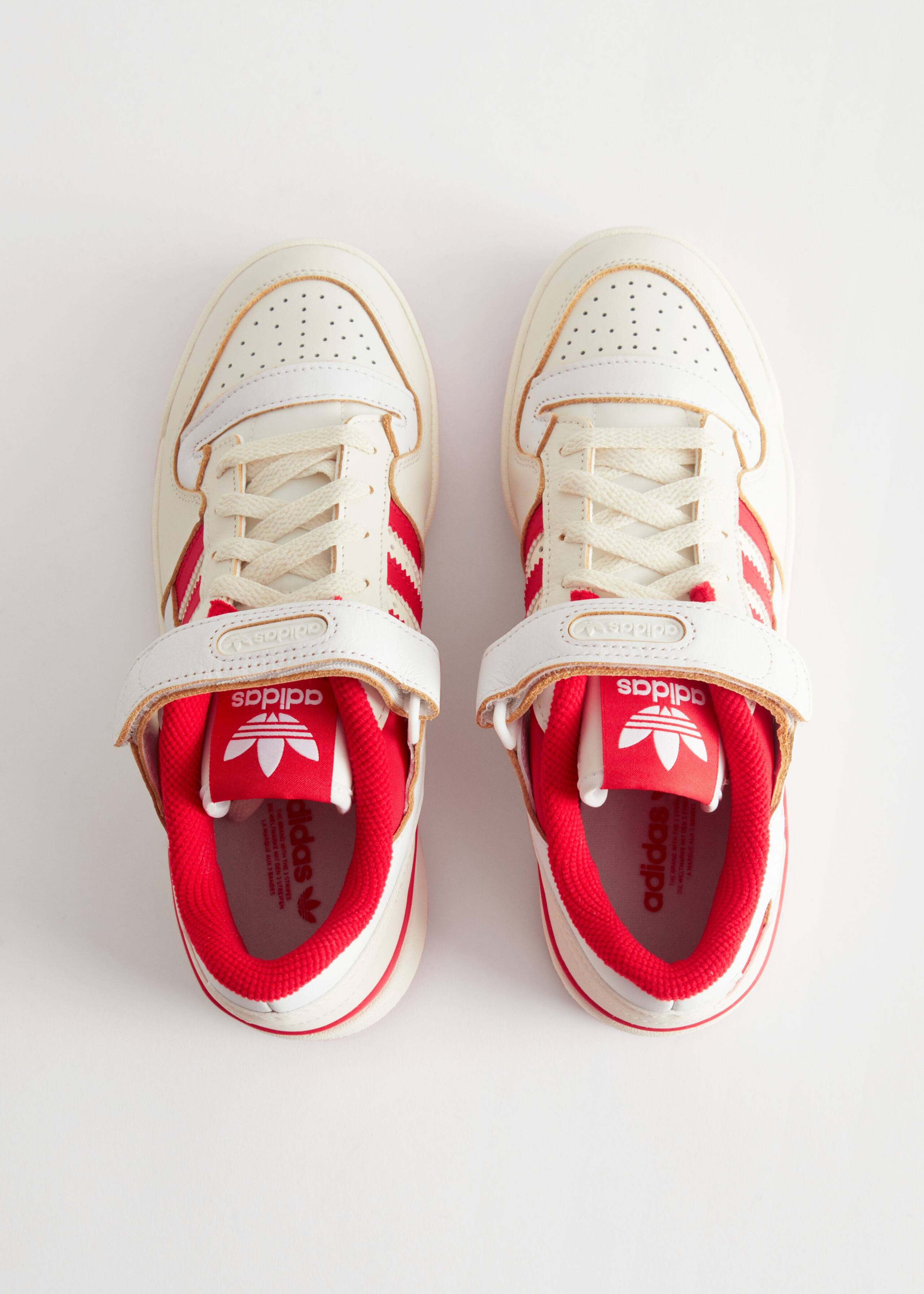 adidasForumLow - Red/White - Natura morta