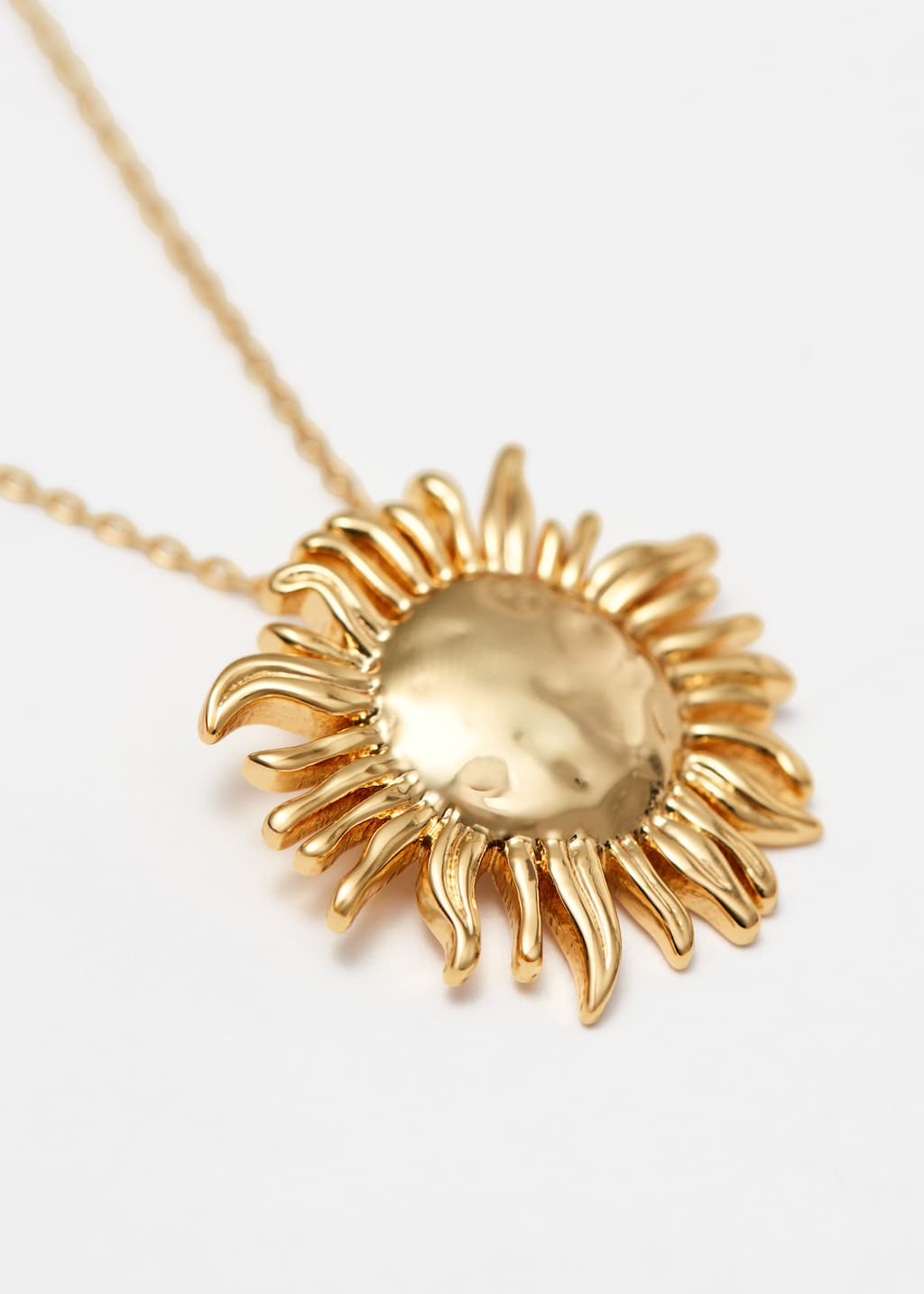 Image of Collar con colgante de girasol