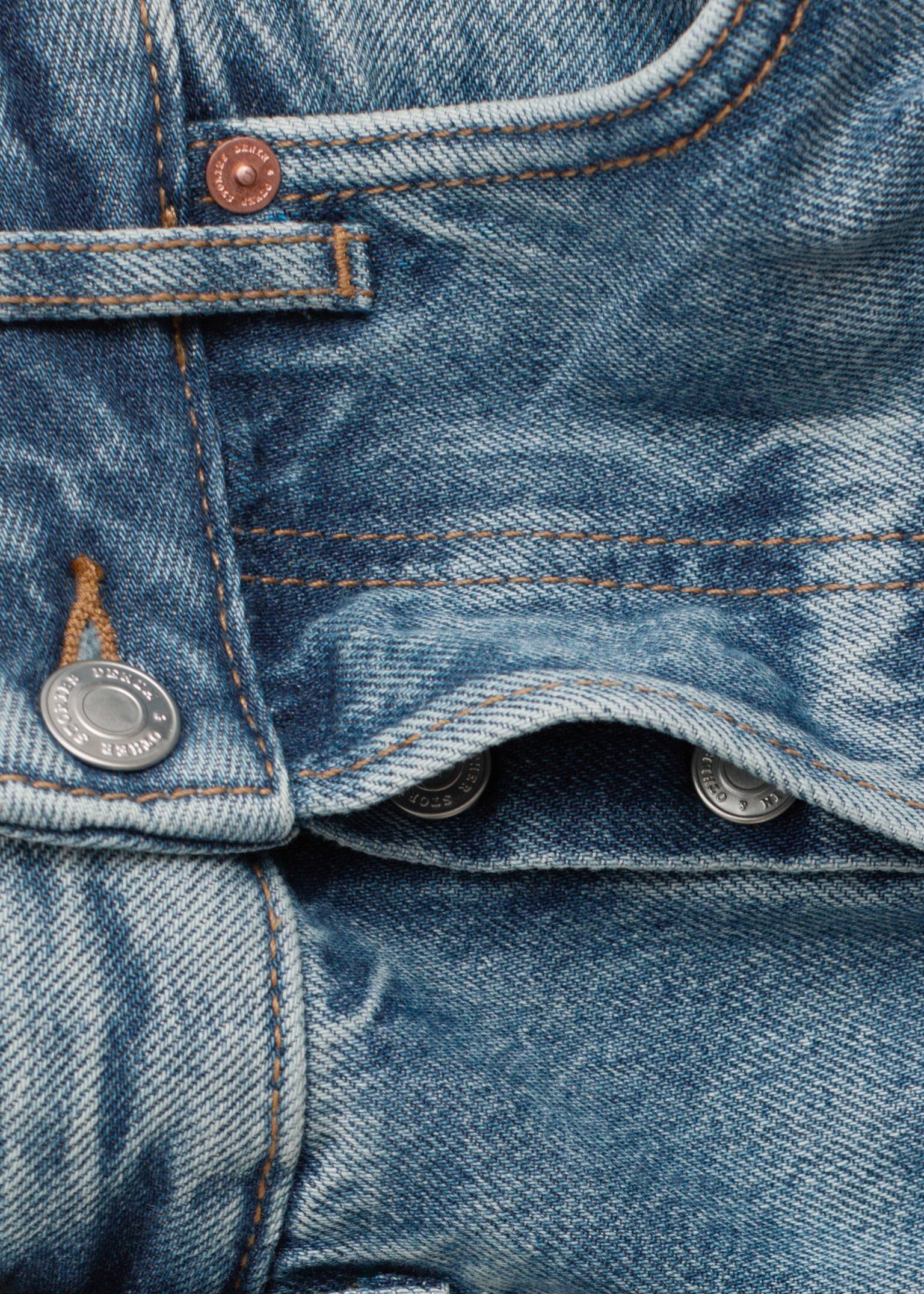 Barrel-Leg Jeans - Mid Blue/Dark Blue/Khaki Green/Rust Brown/Black/Light Blue - 3