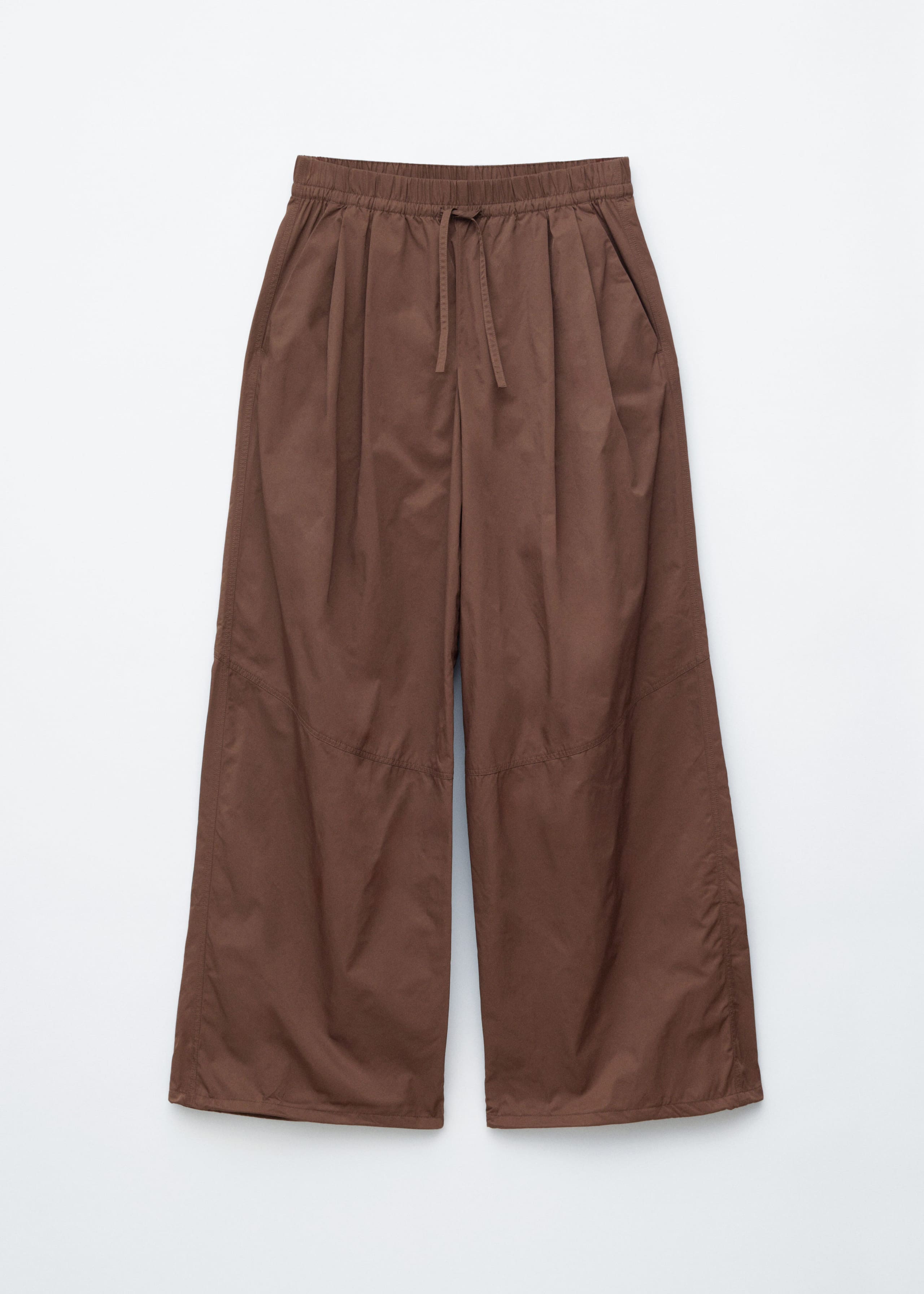 Image of Drawstring Barrel Leg Trousers
