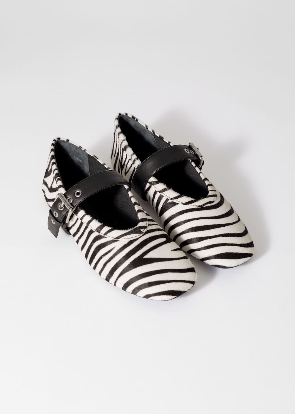 Image of Ballerines à motif zèbre
