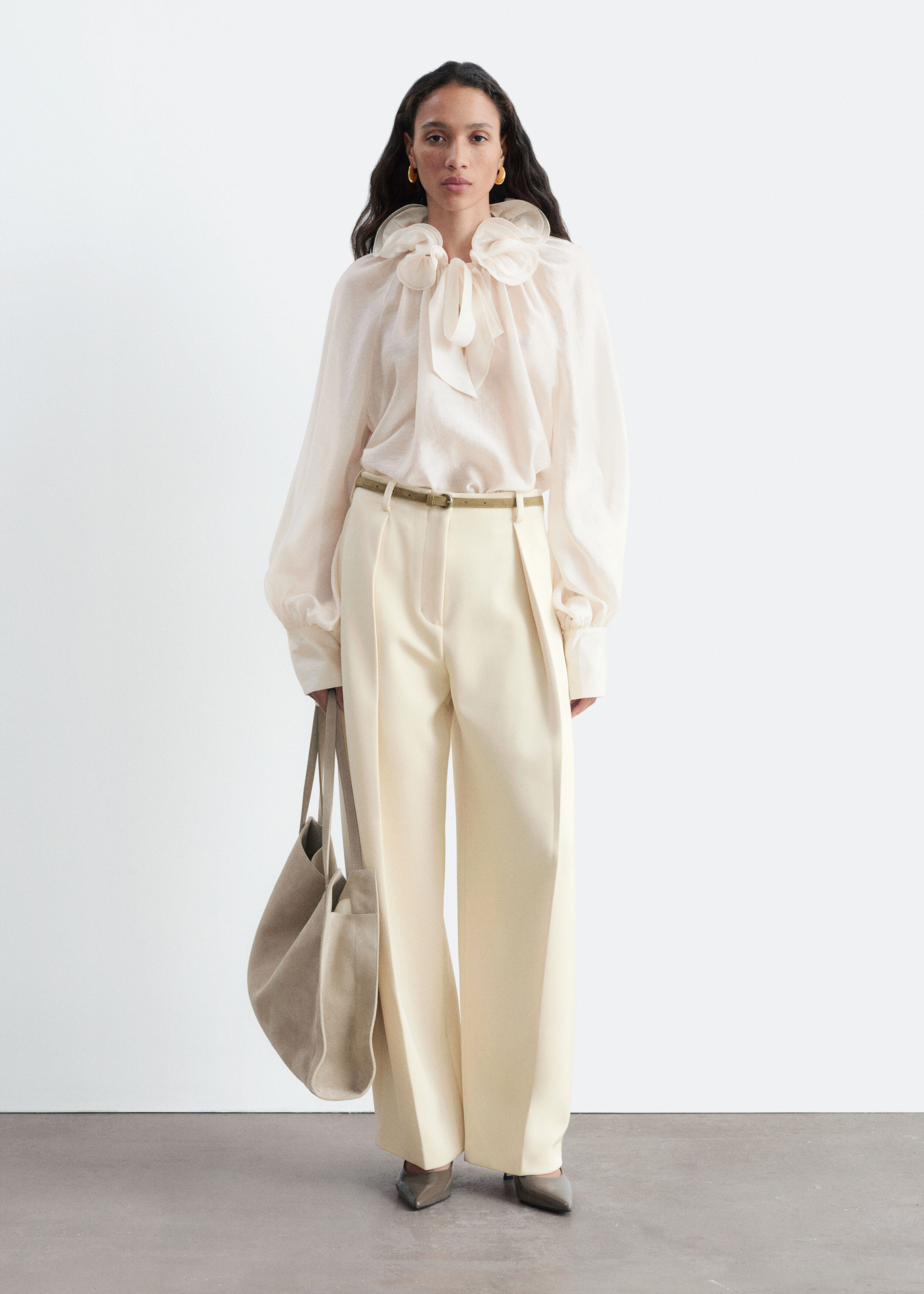 Sculptural Pleat Trousers by & Other Stories