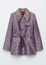Purple/Brown Peacock Pattern