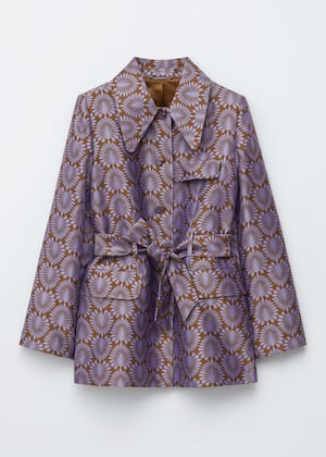 Purple/Brown Peacock Pattern