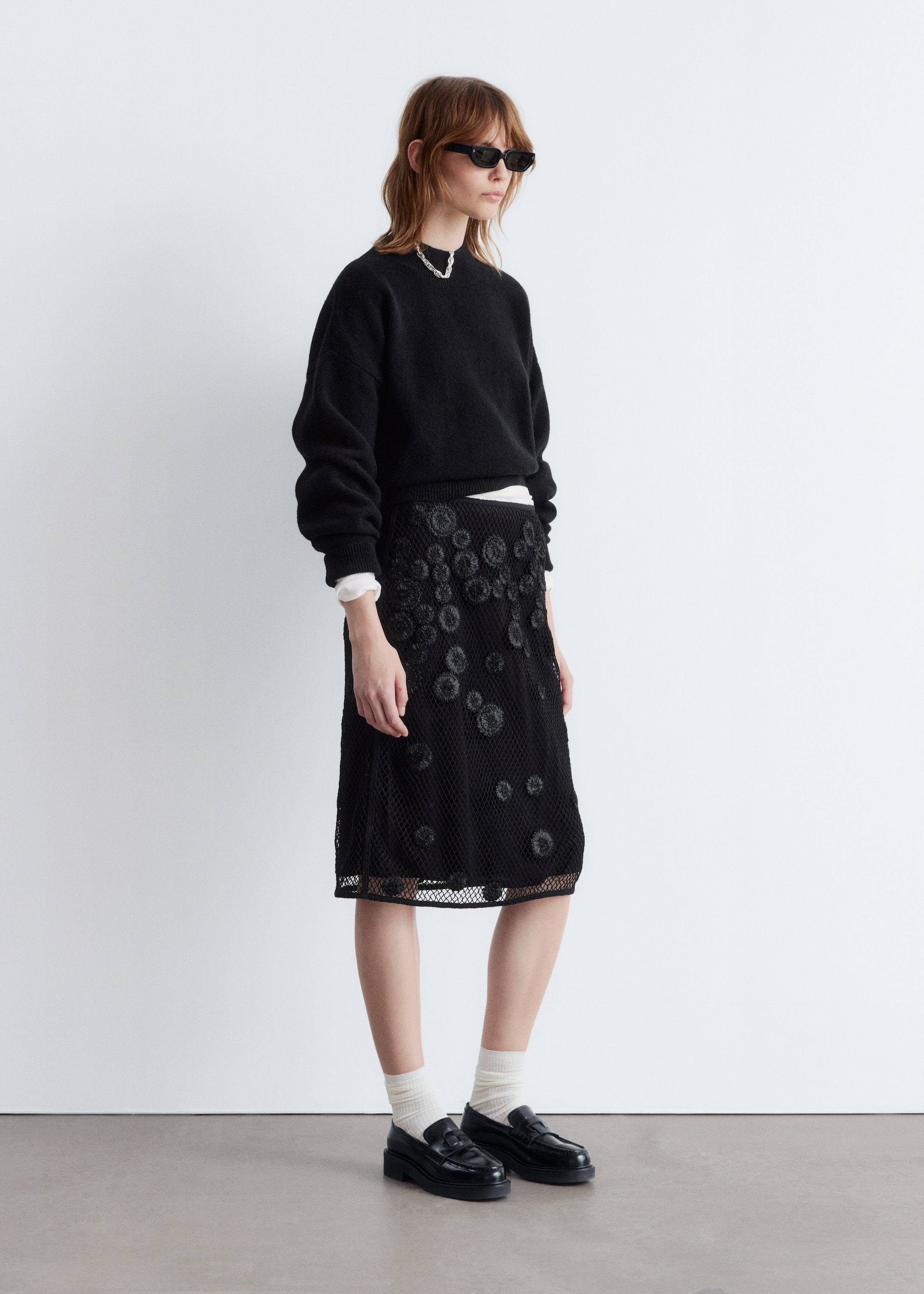View larger image: Mock-Neck Sweater - Black - Ladies | H&M GB 4