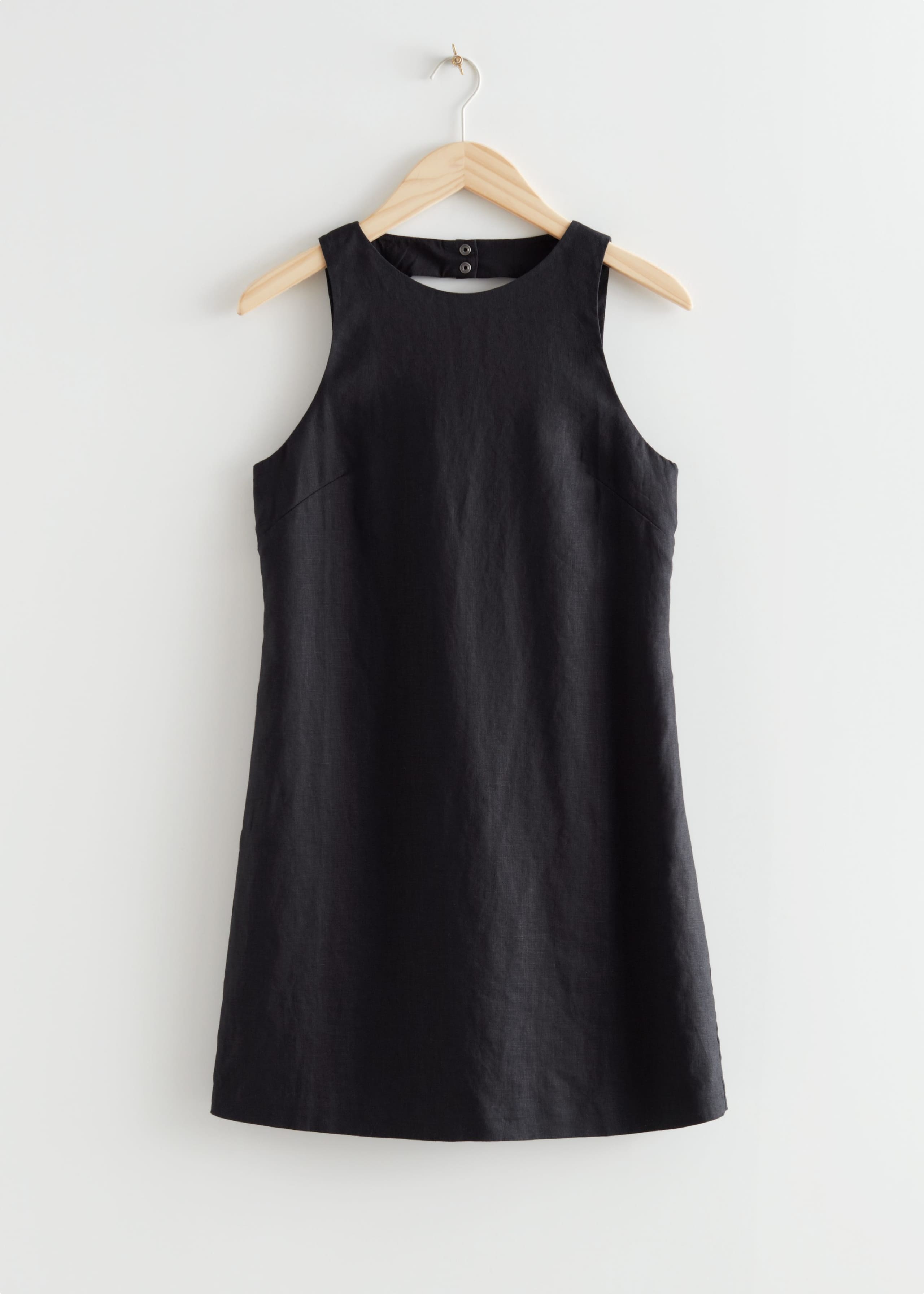 Image of Sleeveless Open Back Mini Dress